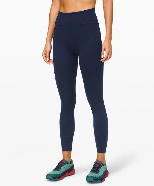 Lululemon In Movement 7/8 Tight *Everlux 25 - Mineral Blue - lulu