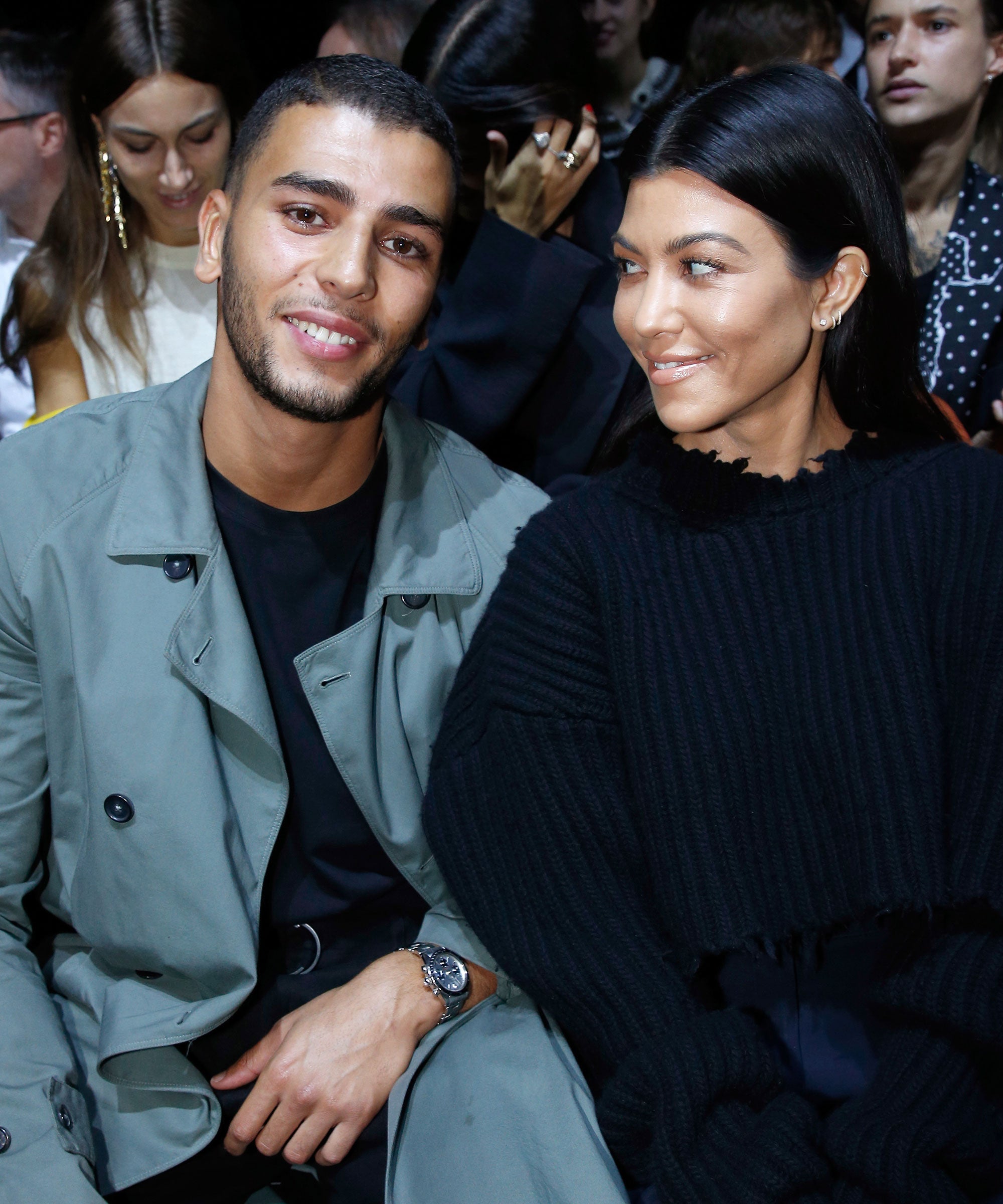 Kourtney Kardashian Younes Bendjima Hold Hands In Paris 626 Younes