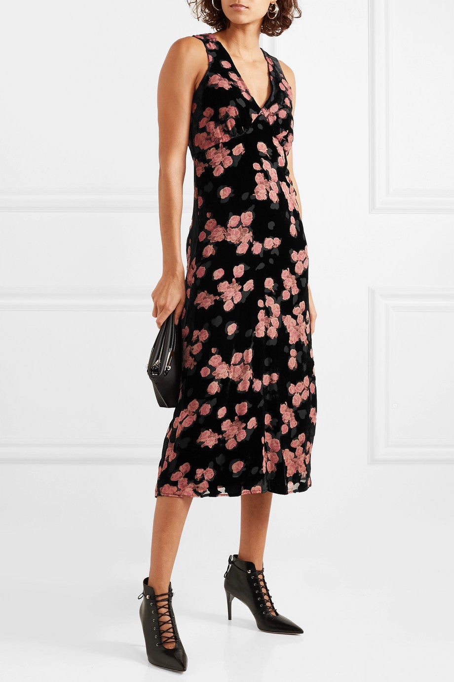 michael kors carnation georgette dress