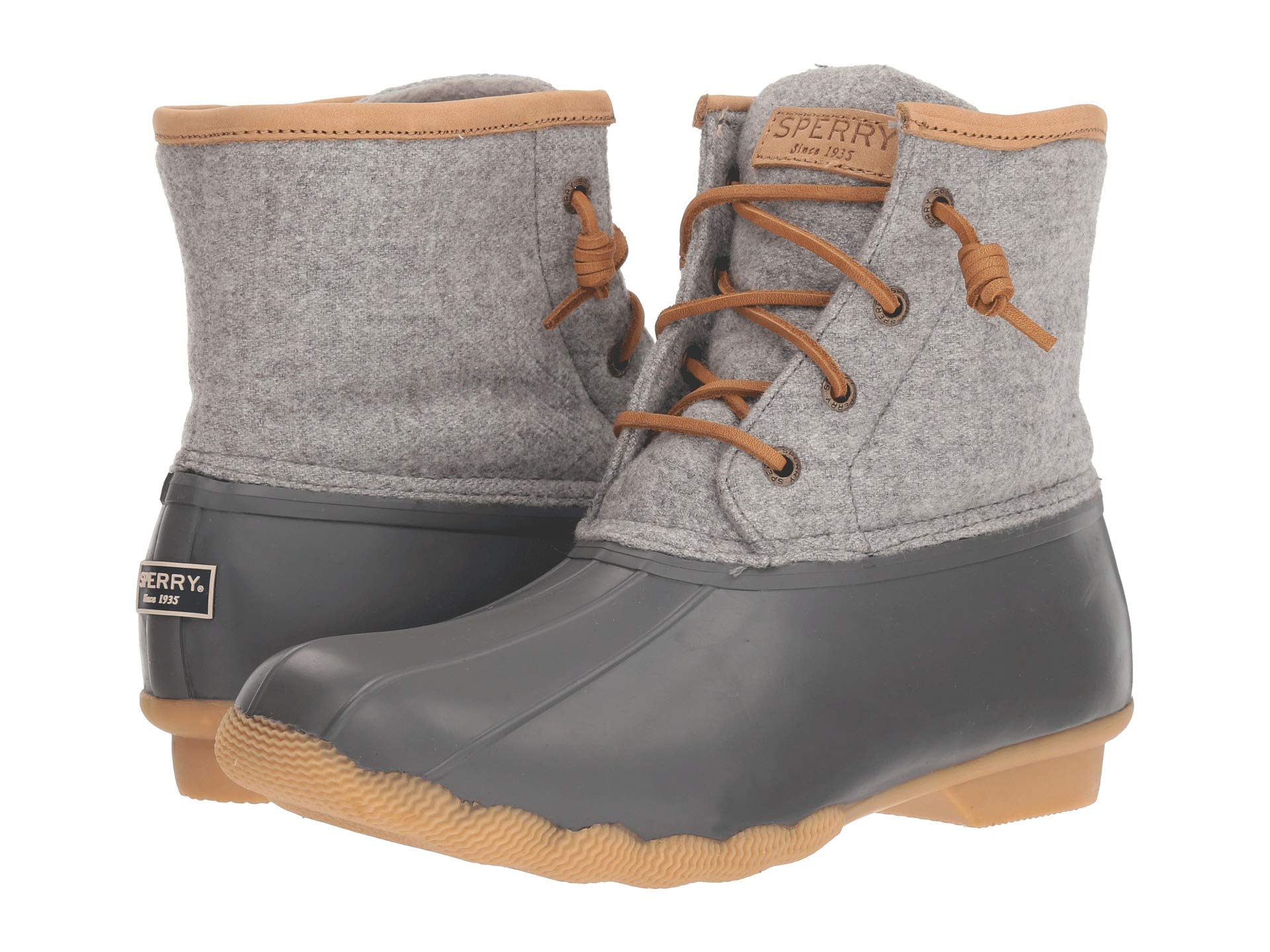 sperry saltwater emboss wool boots