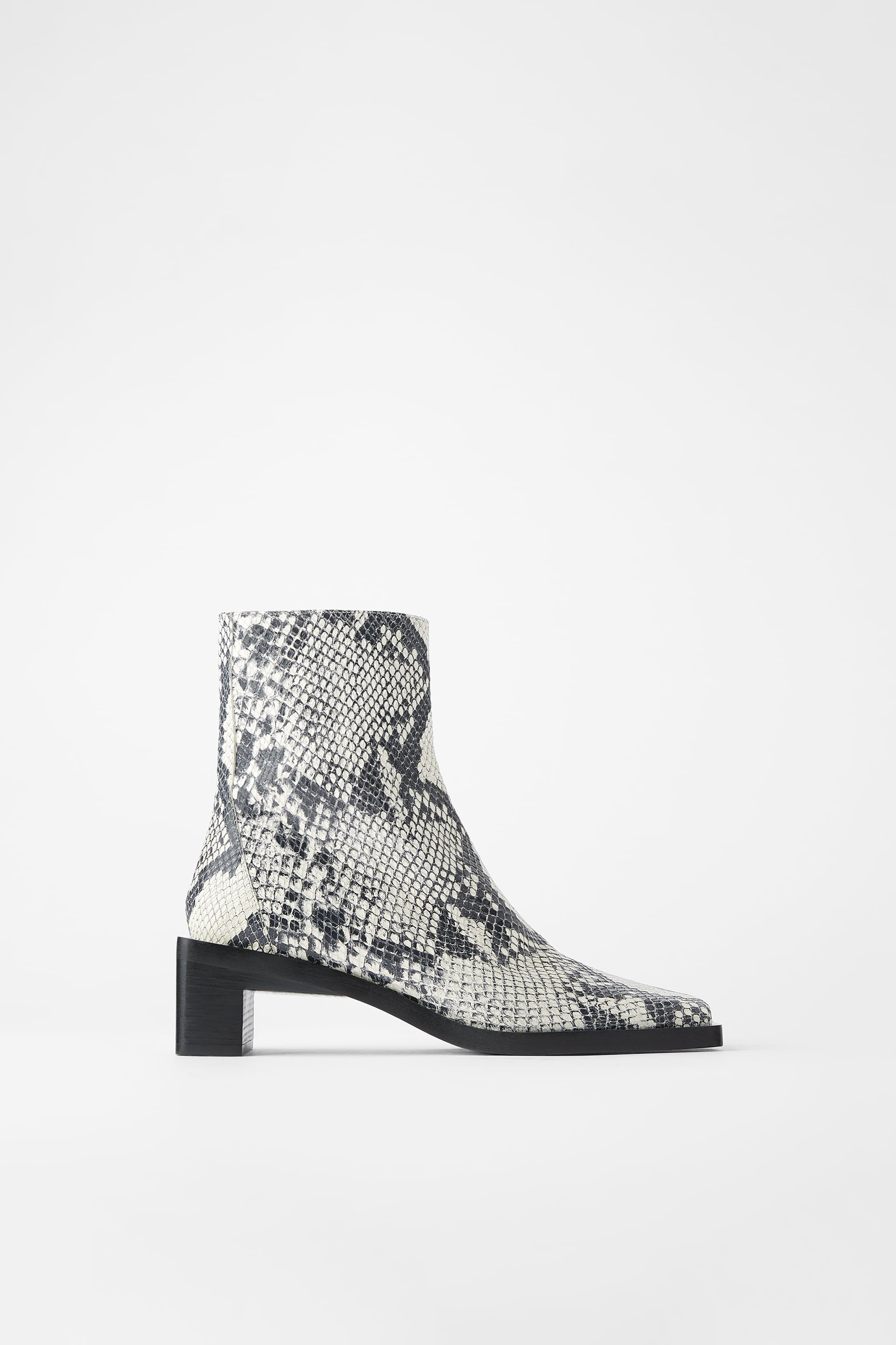 zara snakeskin boots