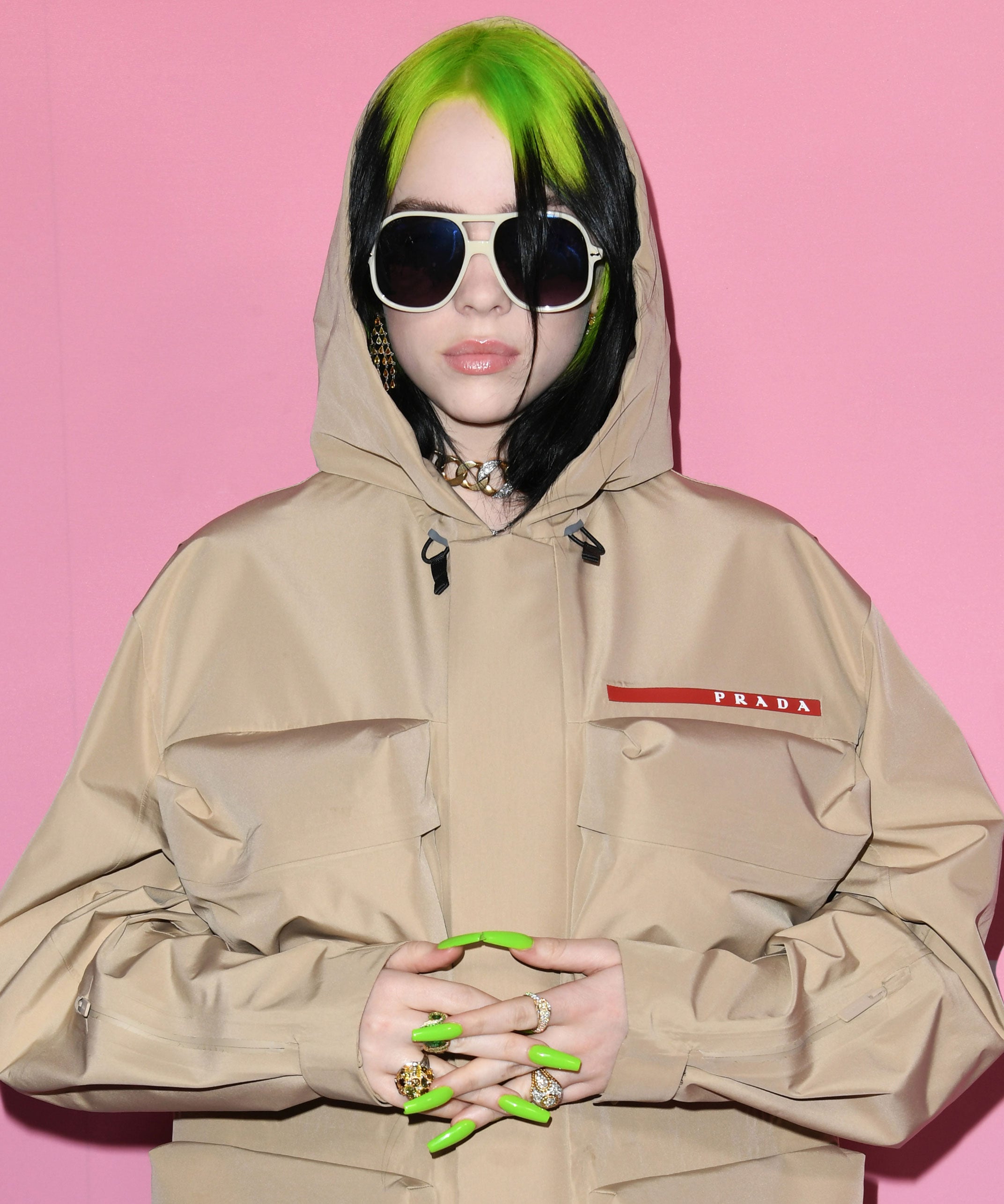 Billie Eilish Merch Hoodie Green | estudioespositoymiguel.com.ar