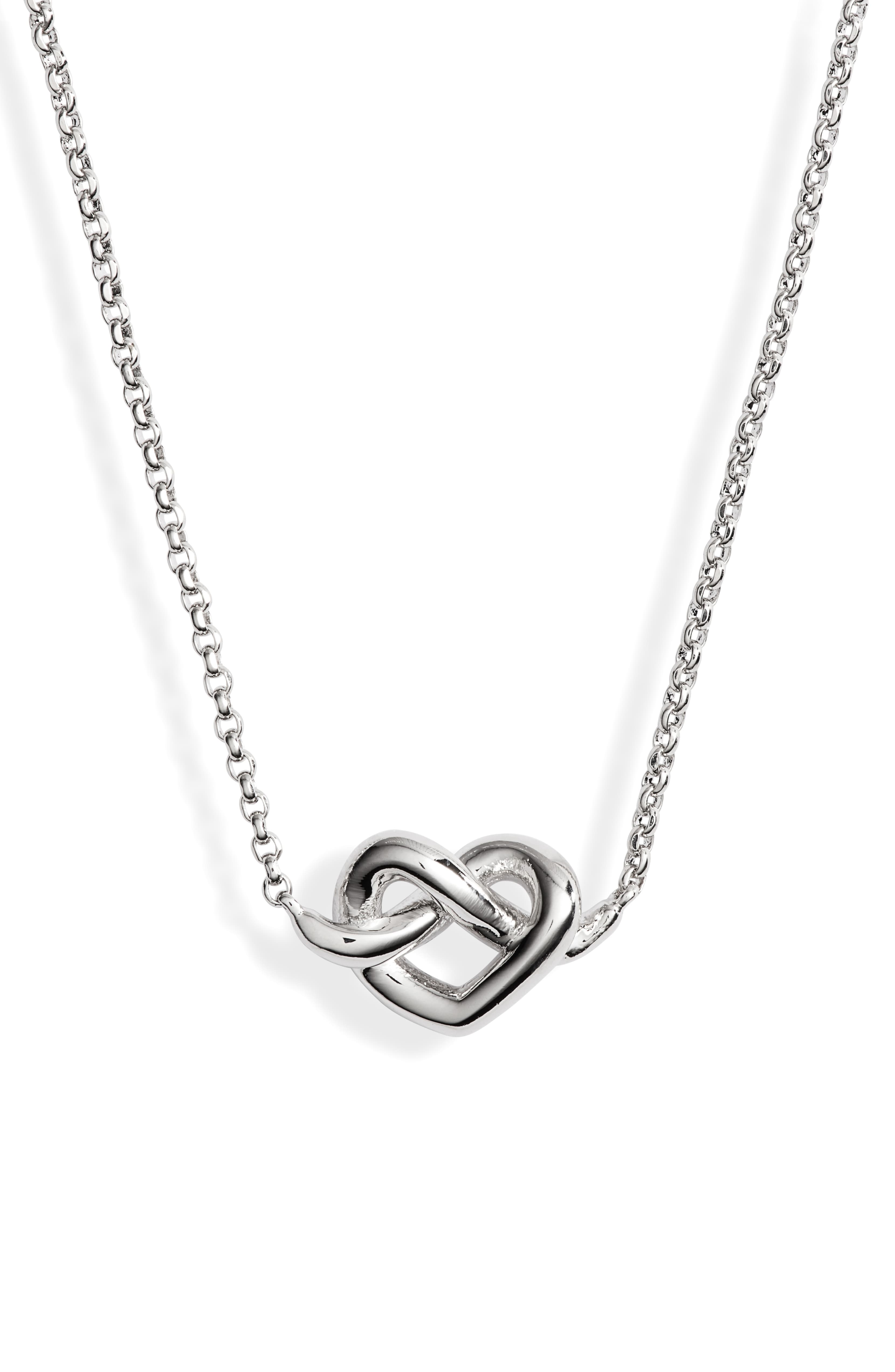 Kate Spade New York + Loves Me Knot Mini Pendant Necklace