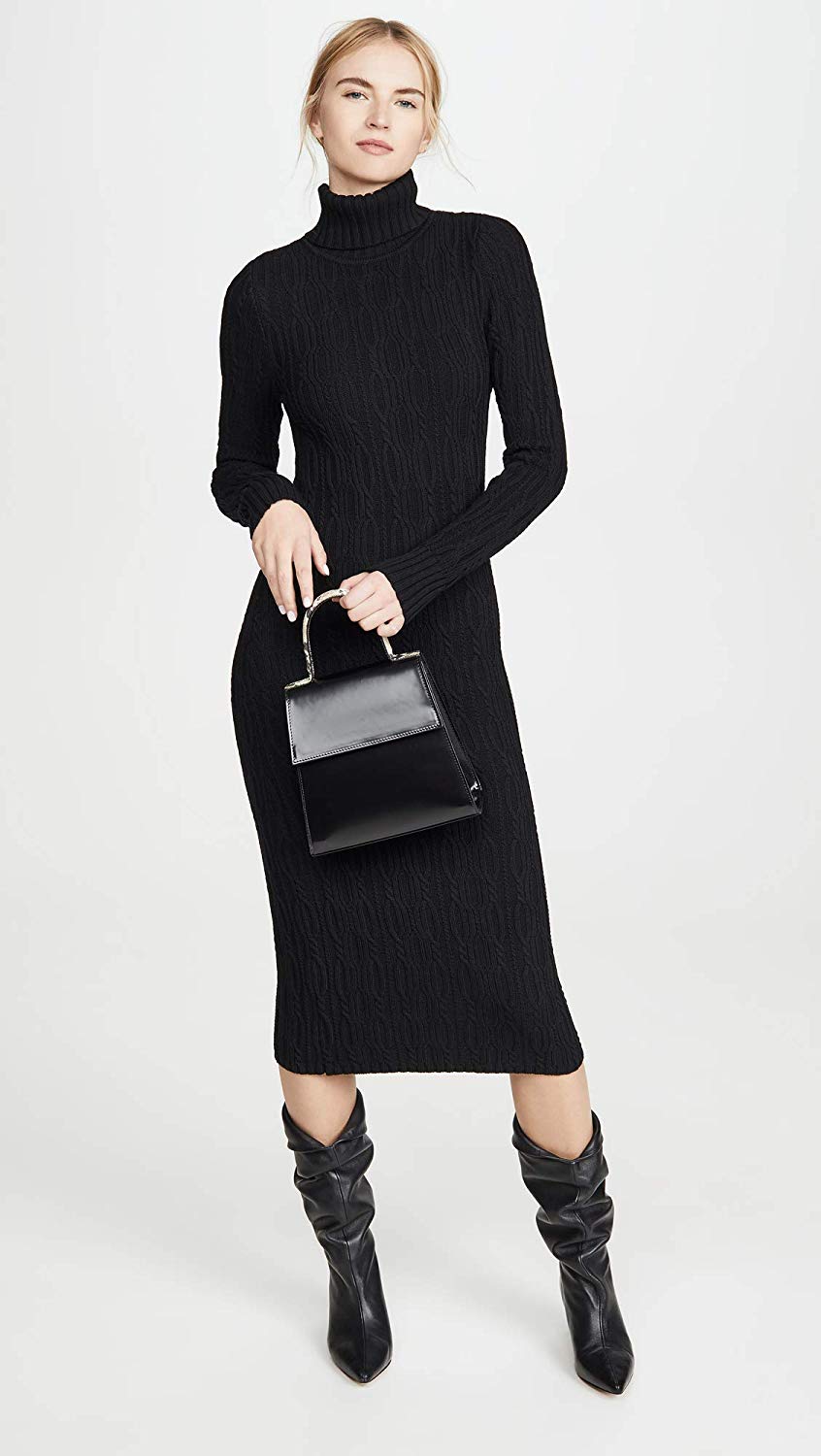 Buy > sweater dress with turtleneck > in stock