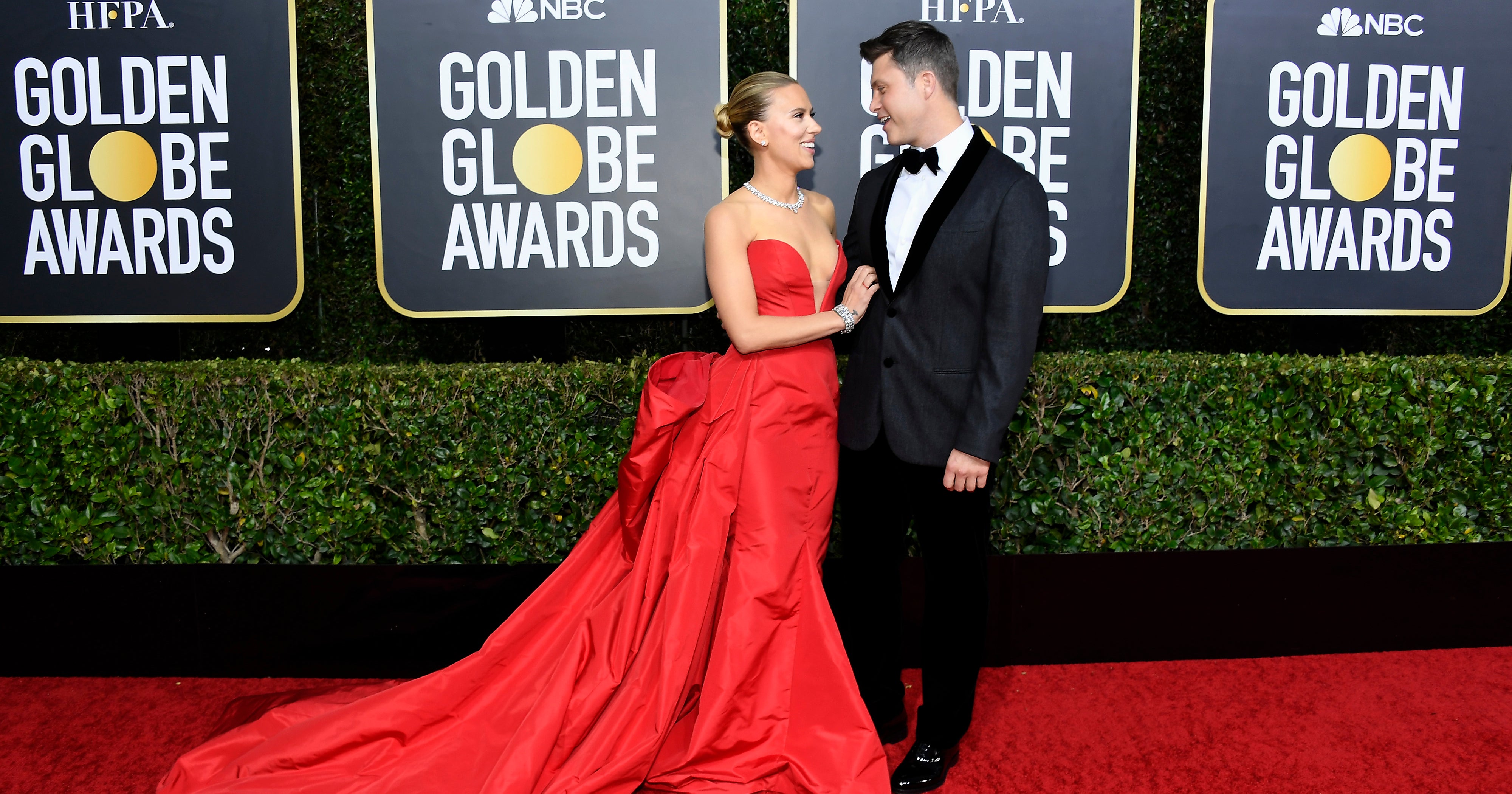 Cute Celebrity Couples On Golden Globes Red Carpet 2020