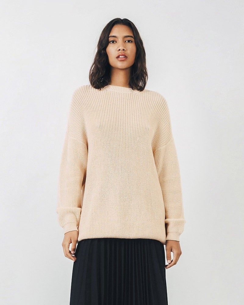 Shaina Mote + Tan Riposo Sweater