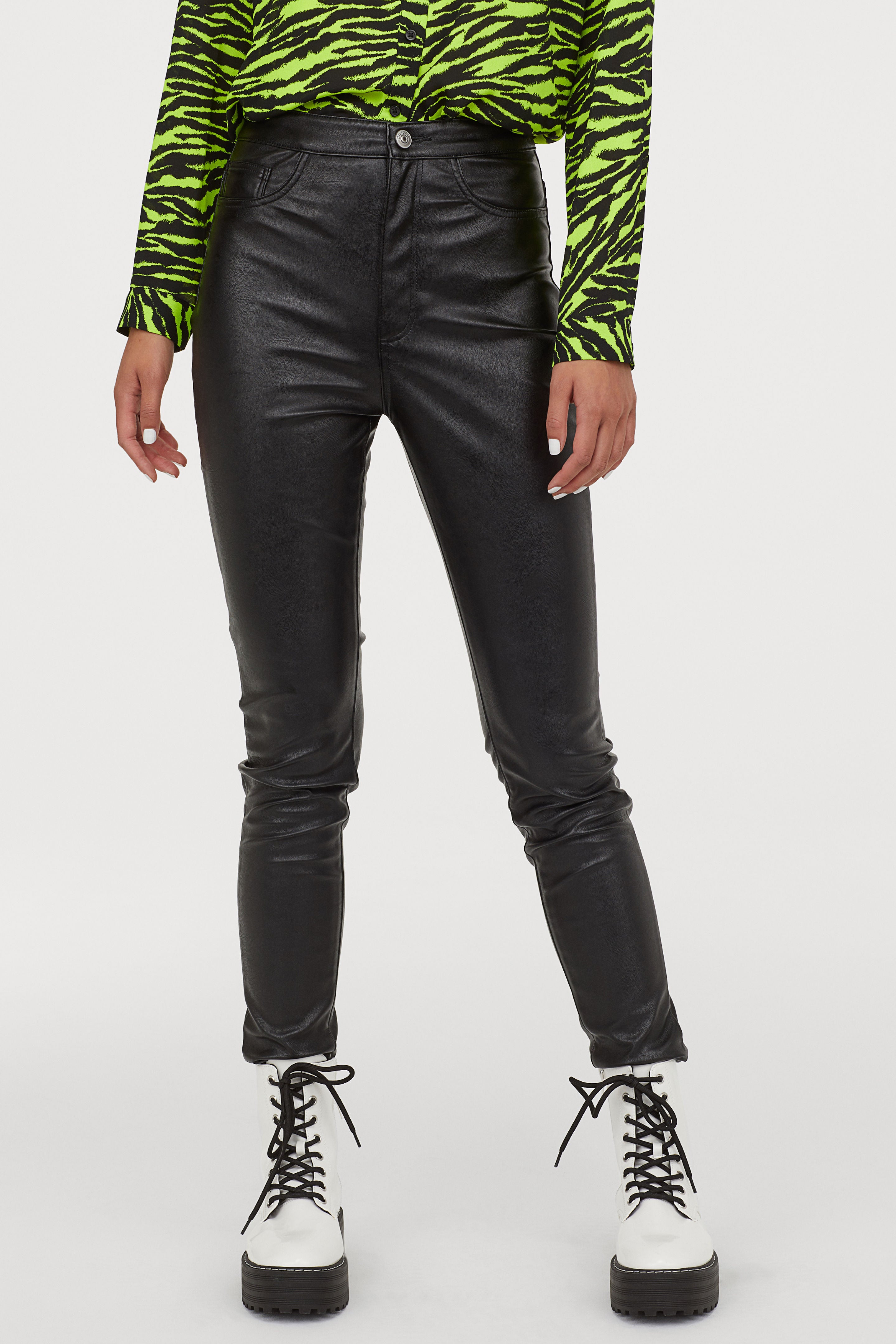h&m high waist trousers