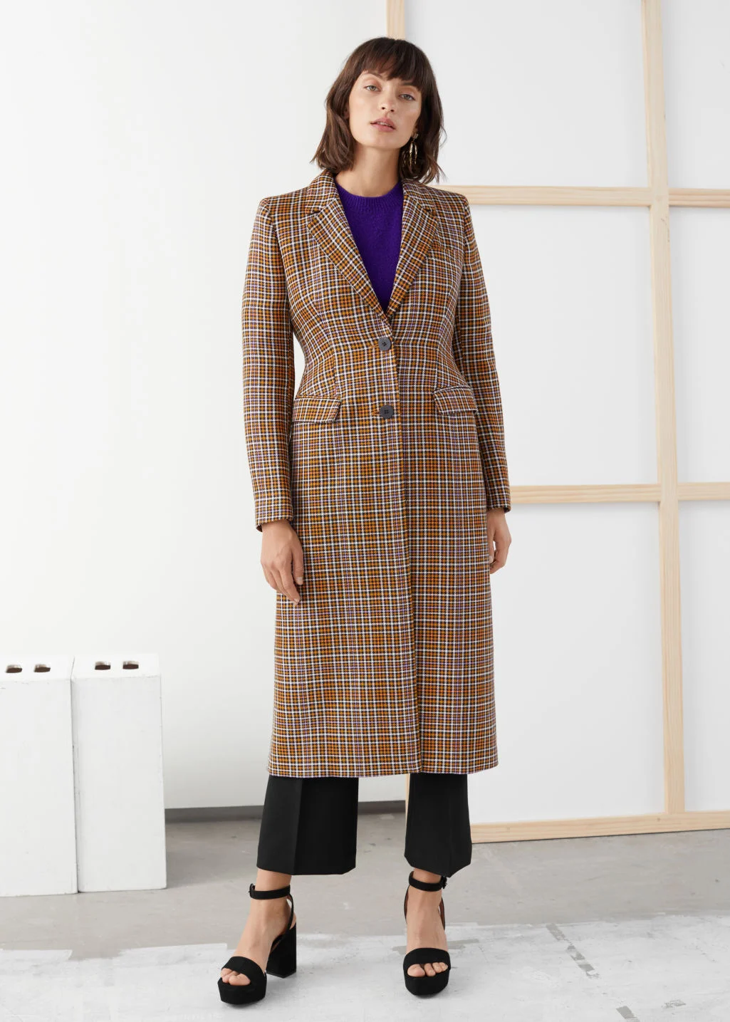 Other stories top houndstooth coat