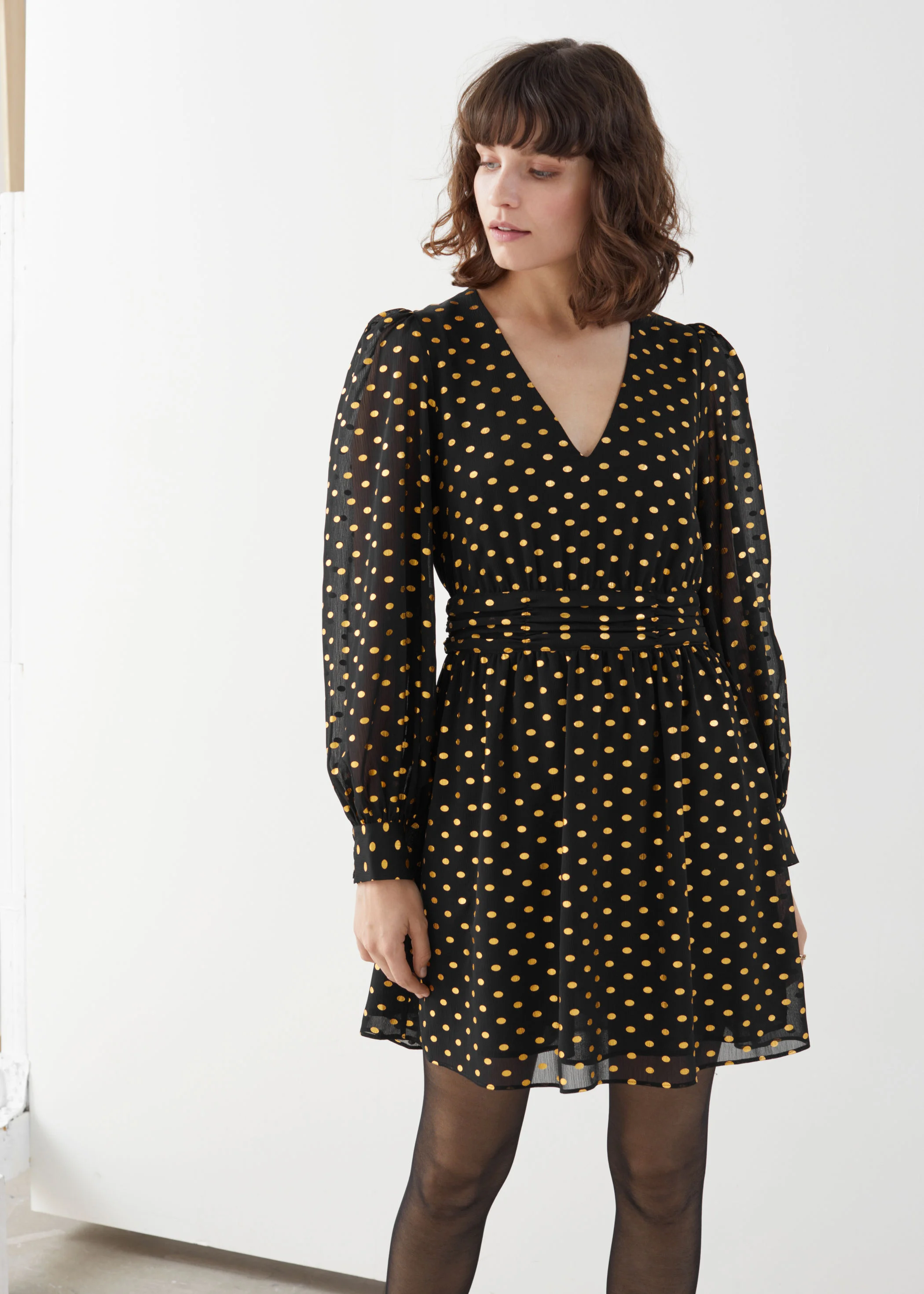 Other stories top polka dot dress