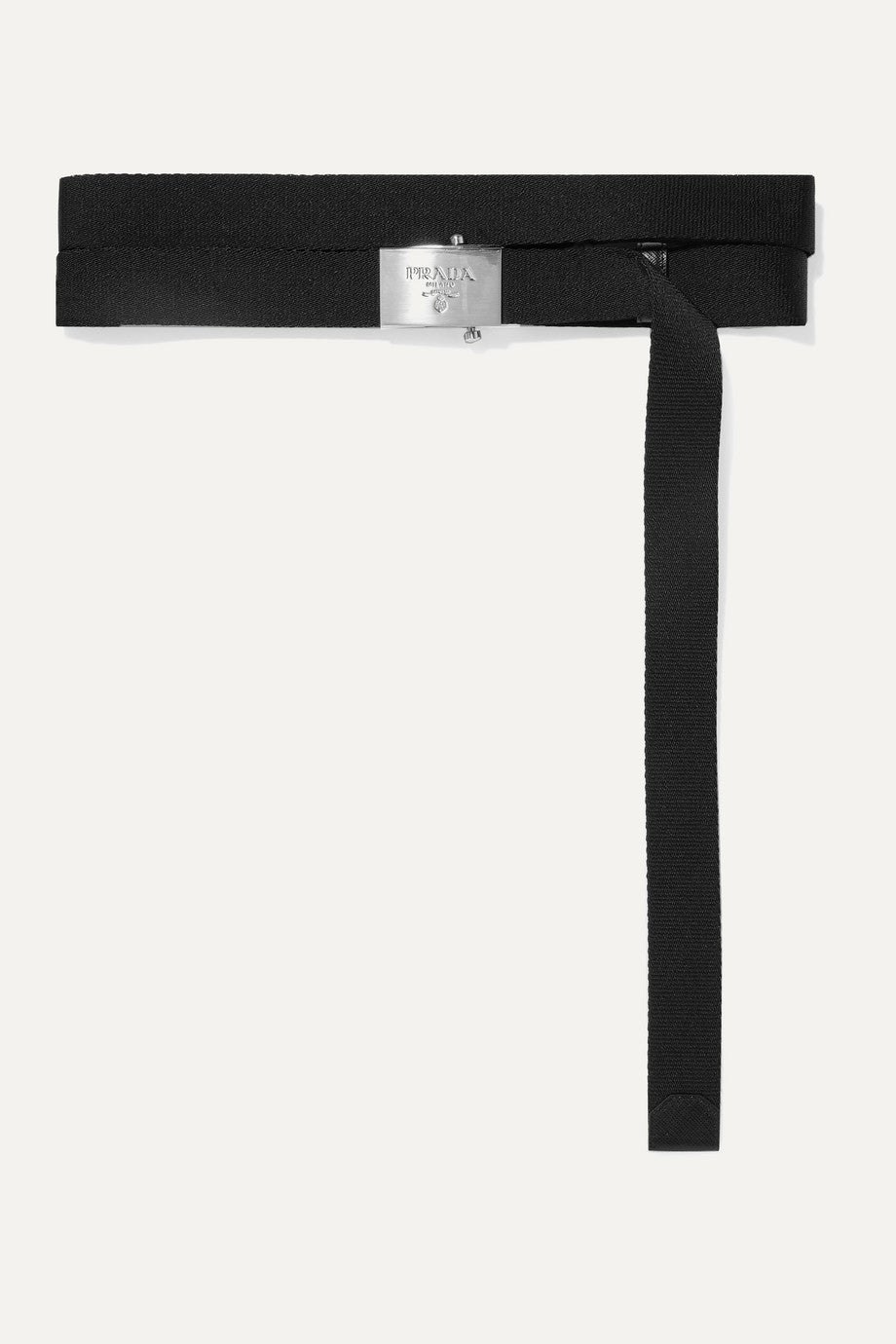 Prada canvas on sale belt