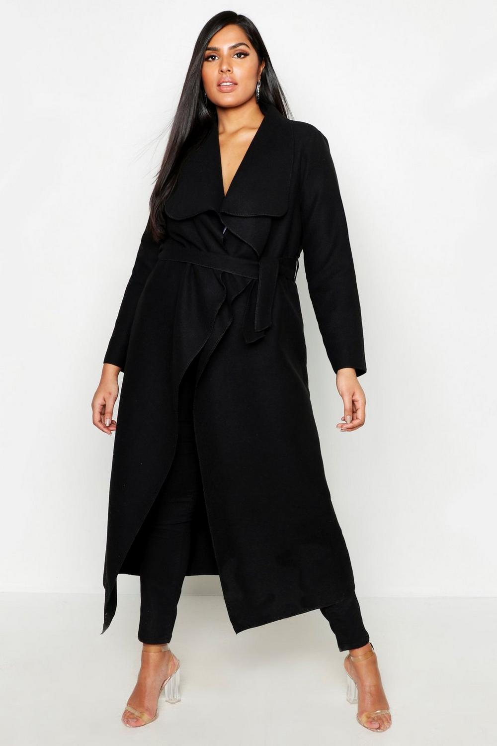 Boohoo + Maxi Length Wrap Coat