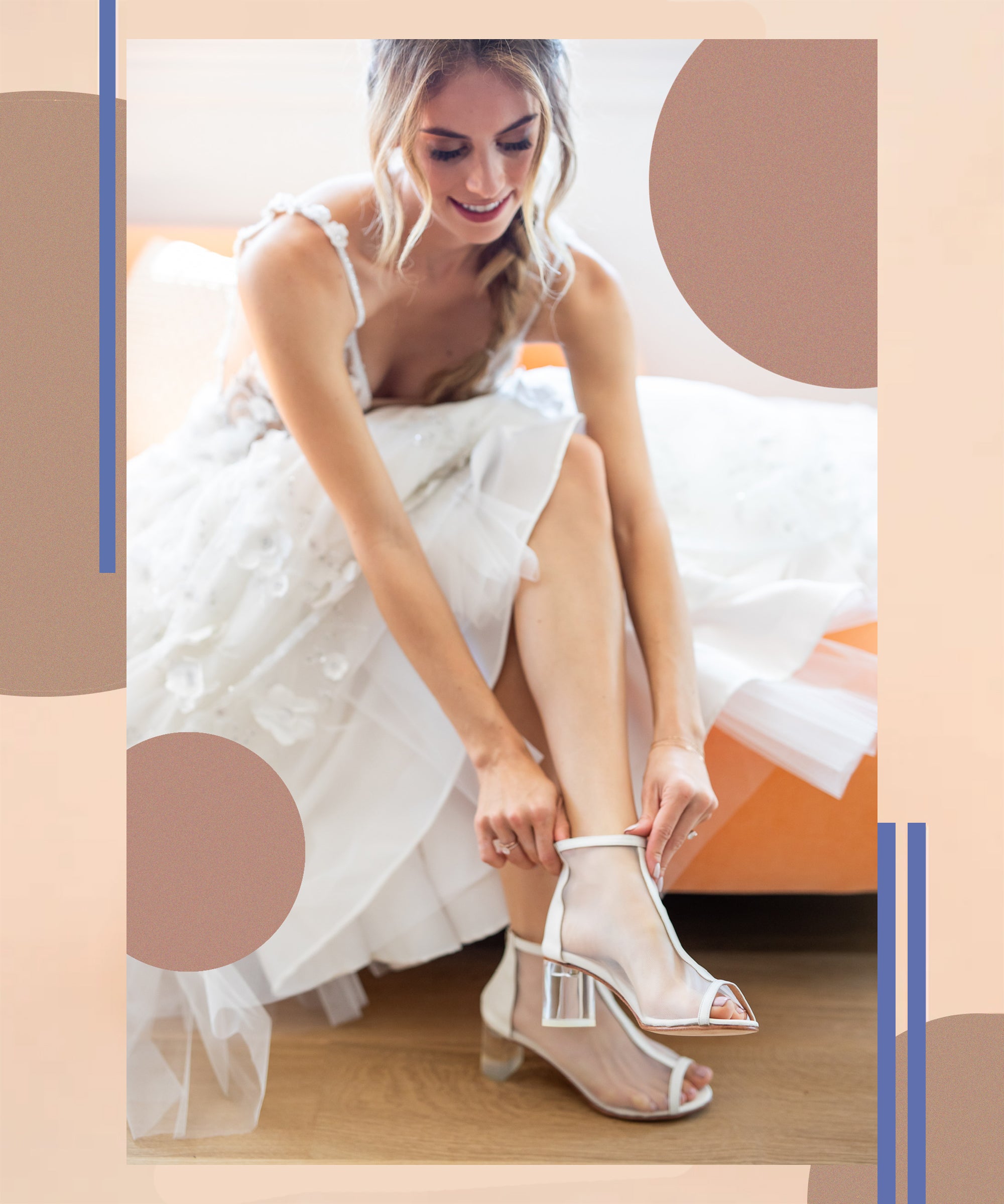 designer wedding shoes block heel