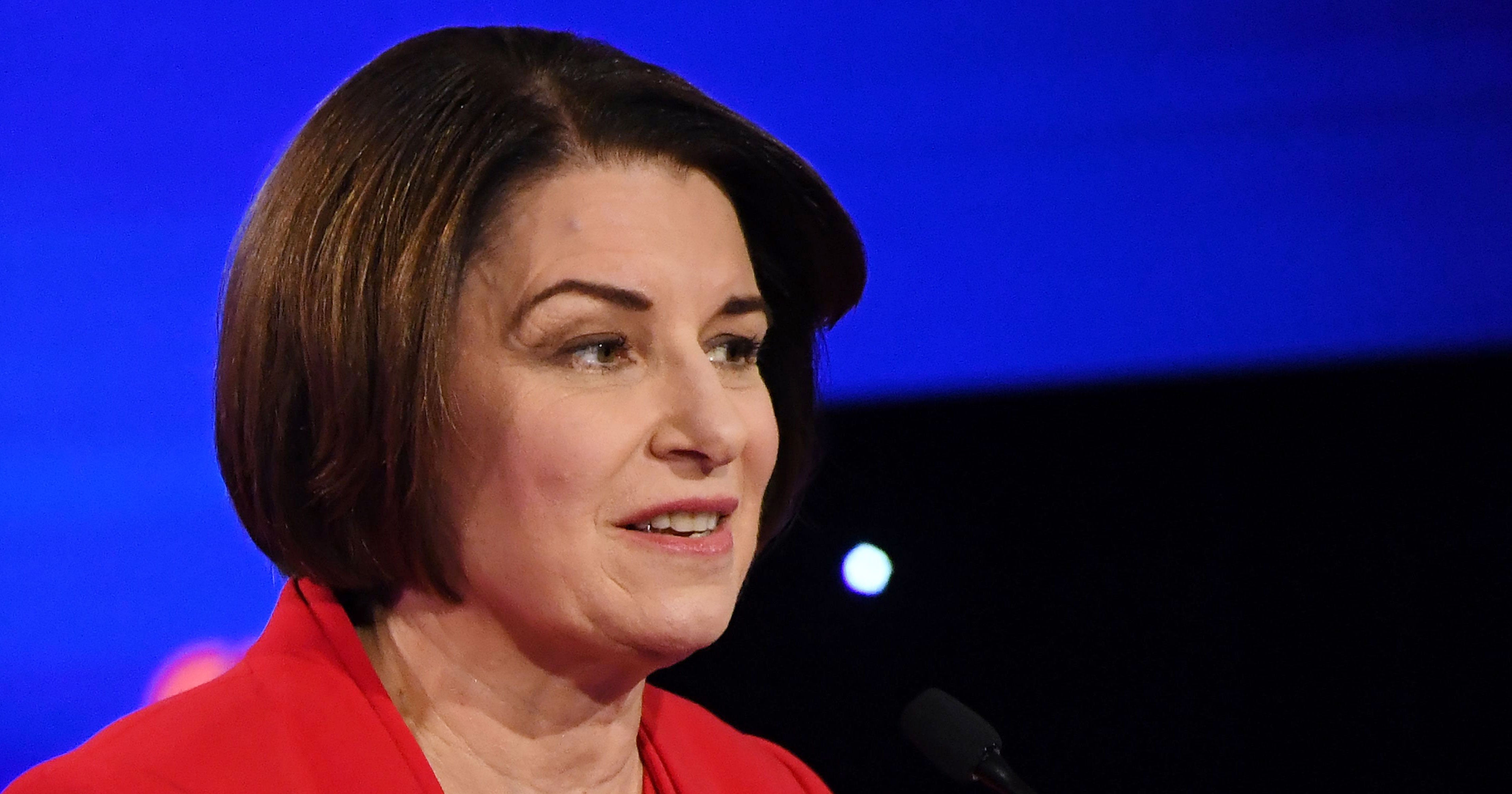 Why Is Everyone Talking About Amy Klobuchar’s Eyebrows & Not Her Po...