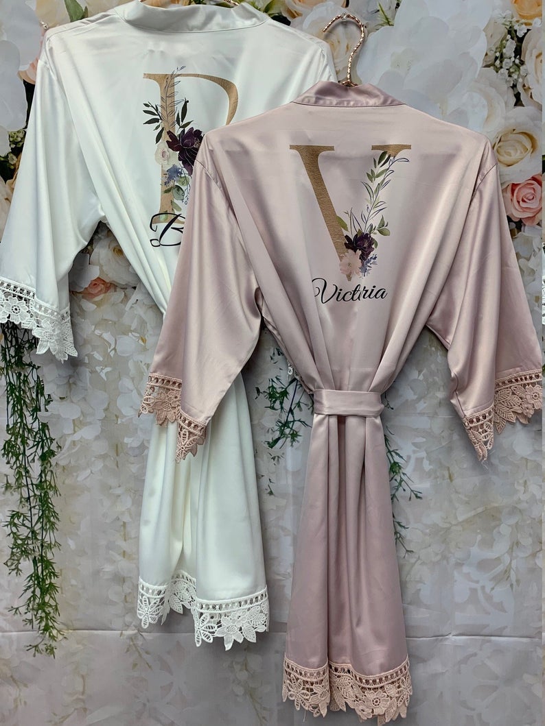 Gentle Sateen + Satin Bridesmaid Robe