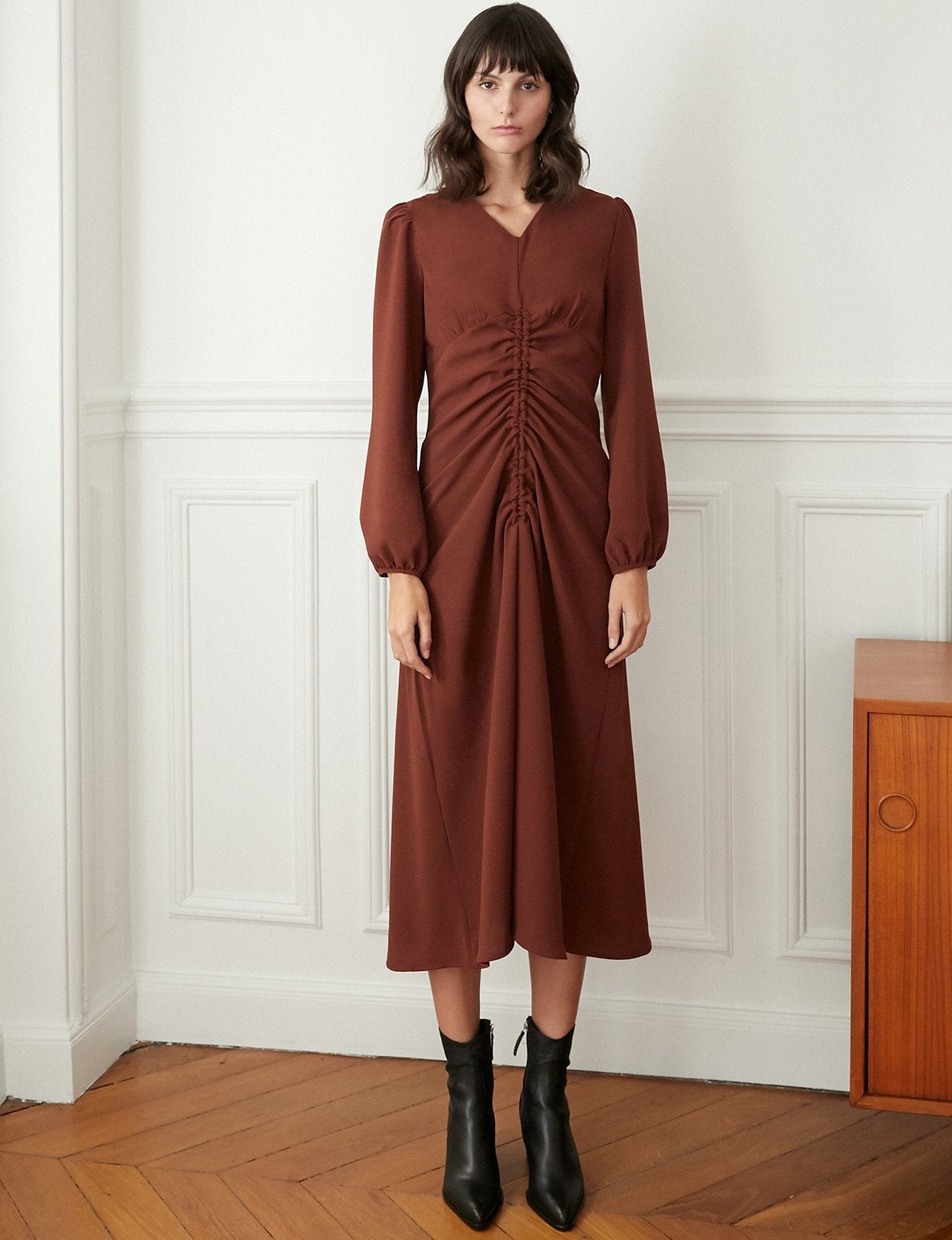 Cute Long Sleeve Midi Dresses From ...