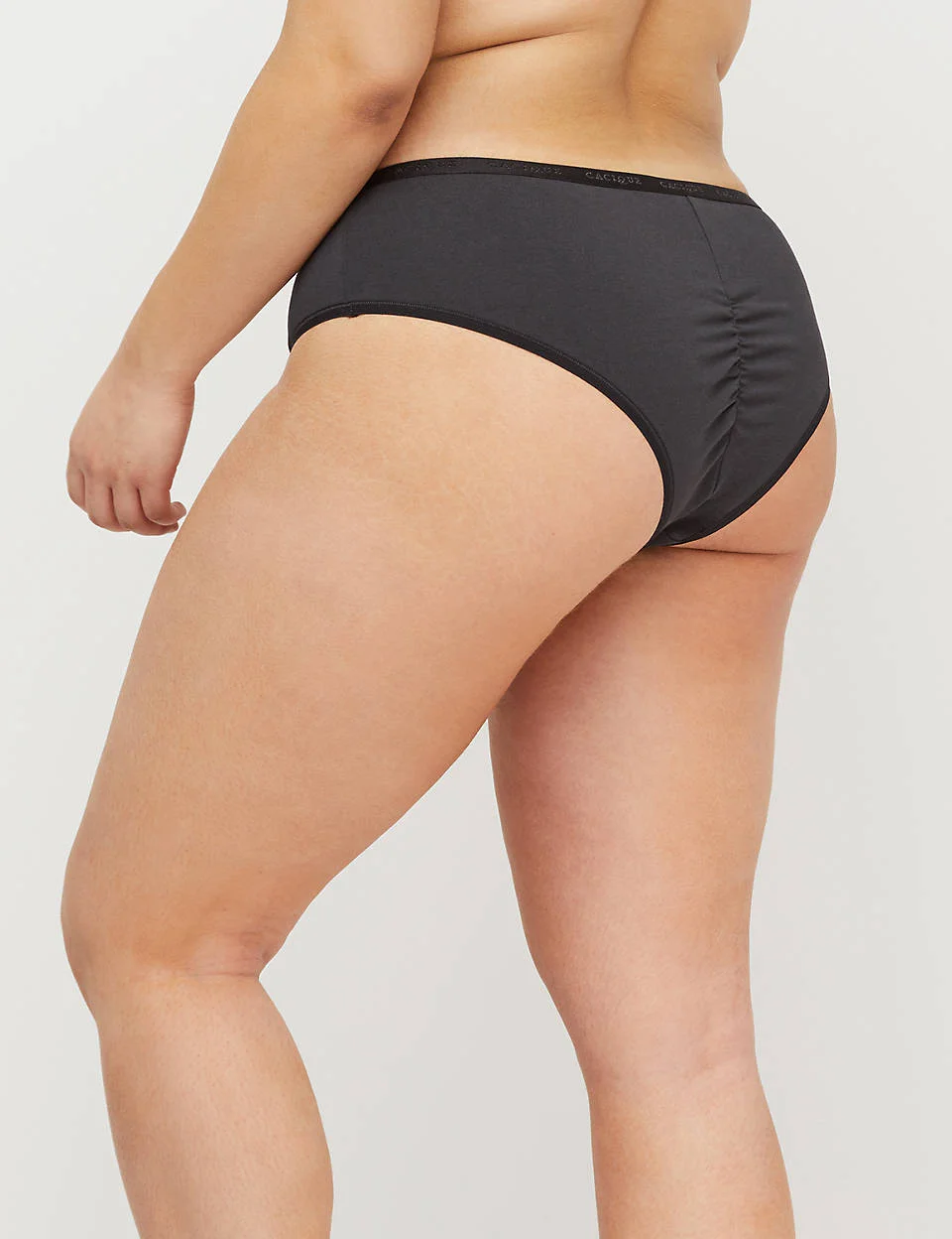 Cacique + Cotton Ruched-Back Cheeky Panty