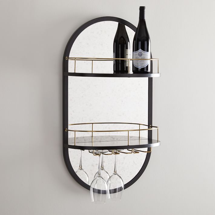 West Elm Knox Wall Mounted Bar Shelf