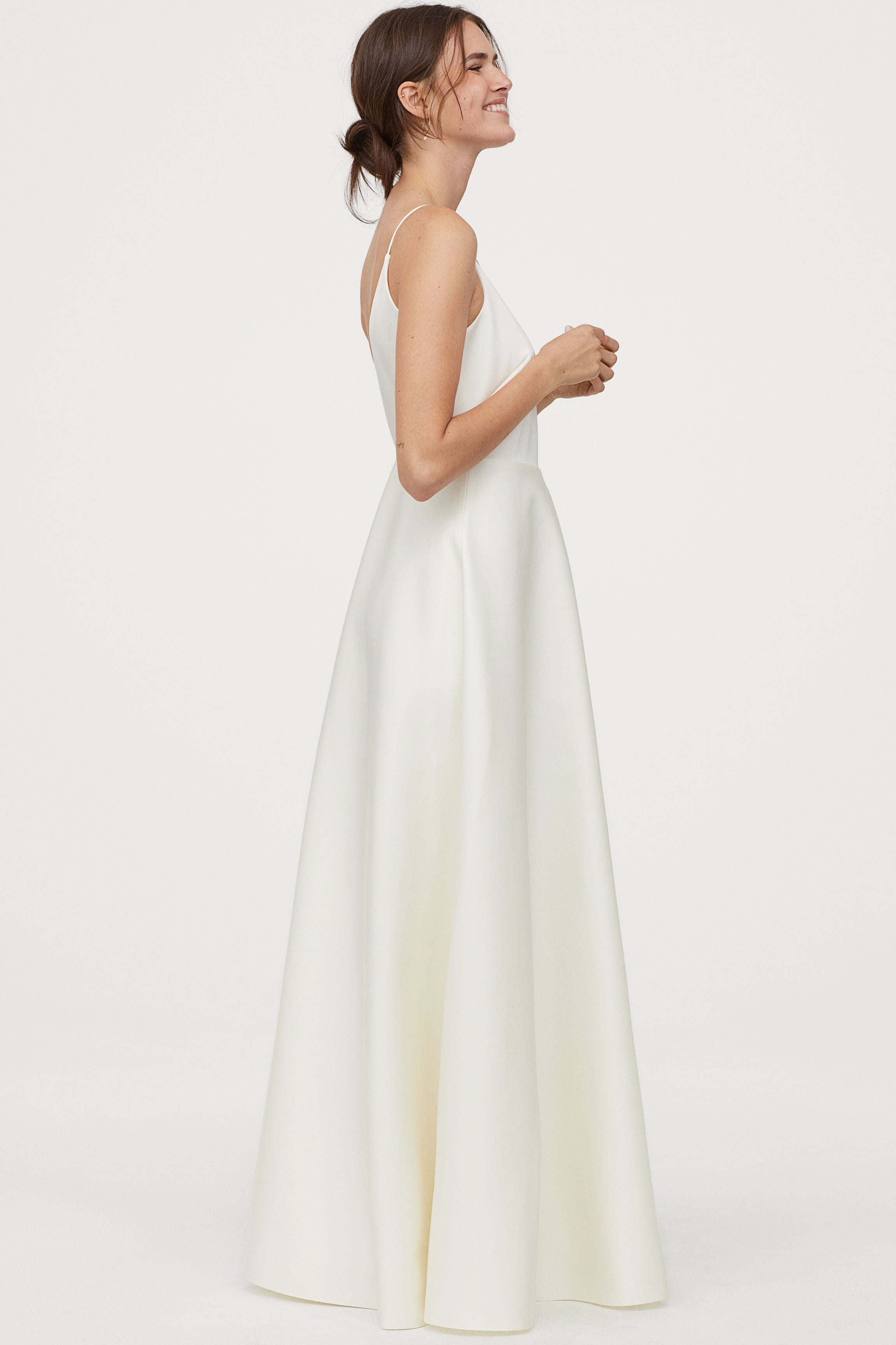 barely there wedding dress