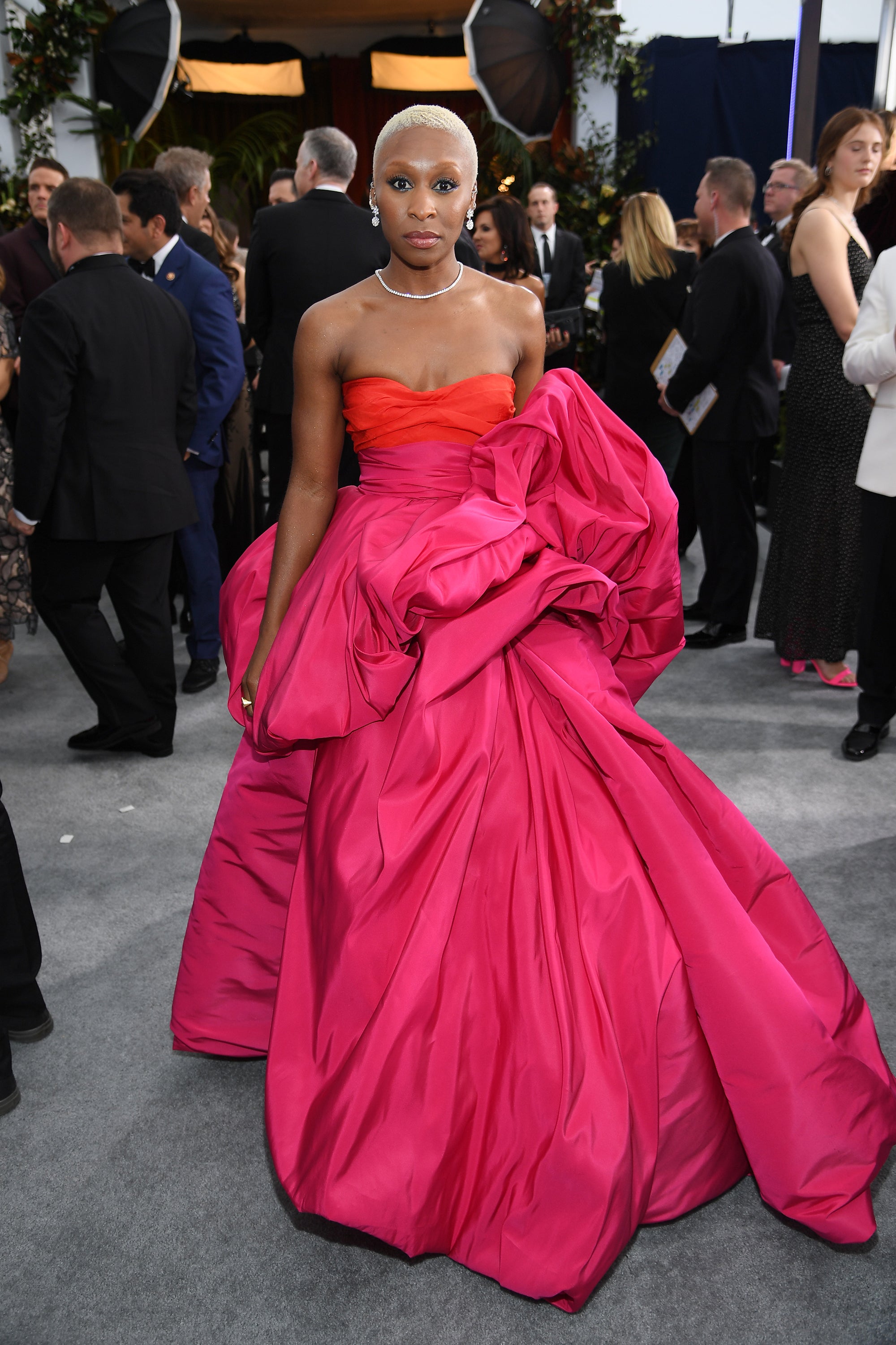 Sophie Turner Wears a Pink Louis Vuitton Dress to 2020 SAG Awards