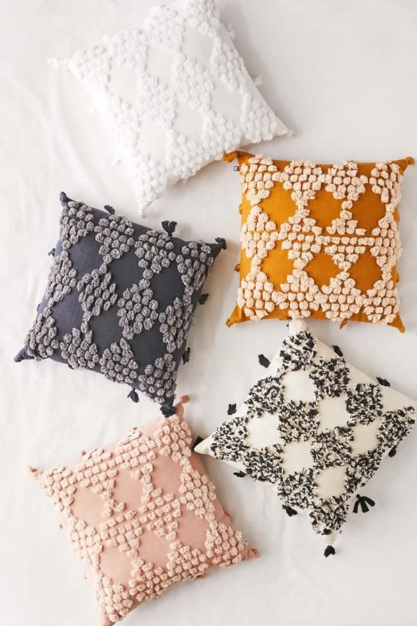 Urban Outfitters Eden Tufted Throw Pillow
