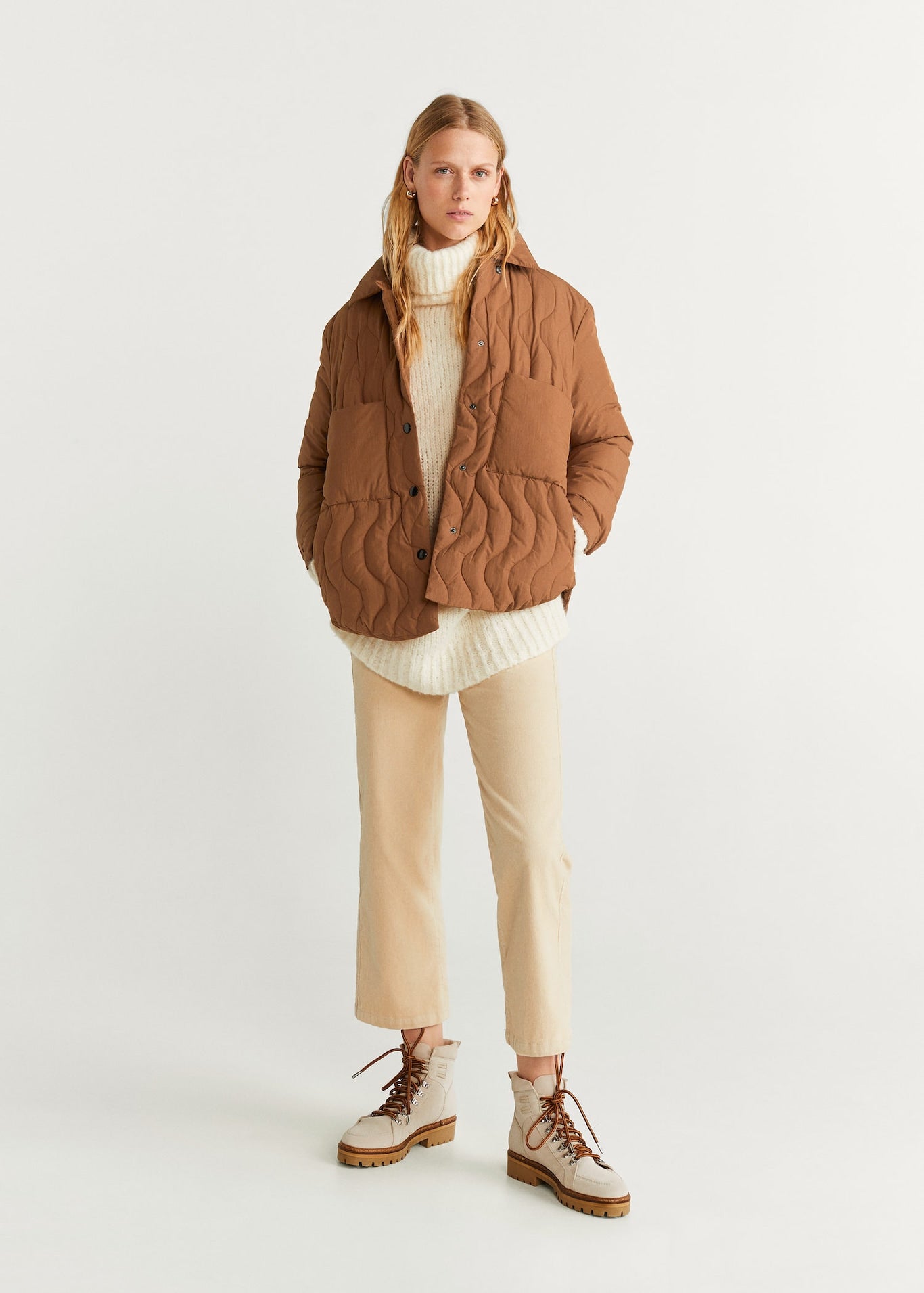 Mango quilted jacket Clearance
