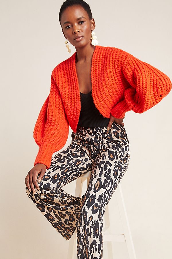 rae cropped cardigan