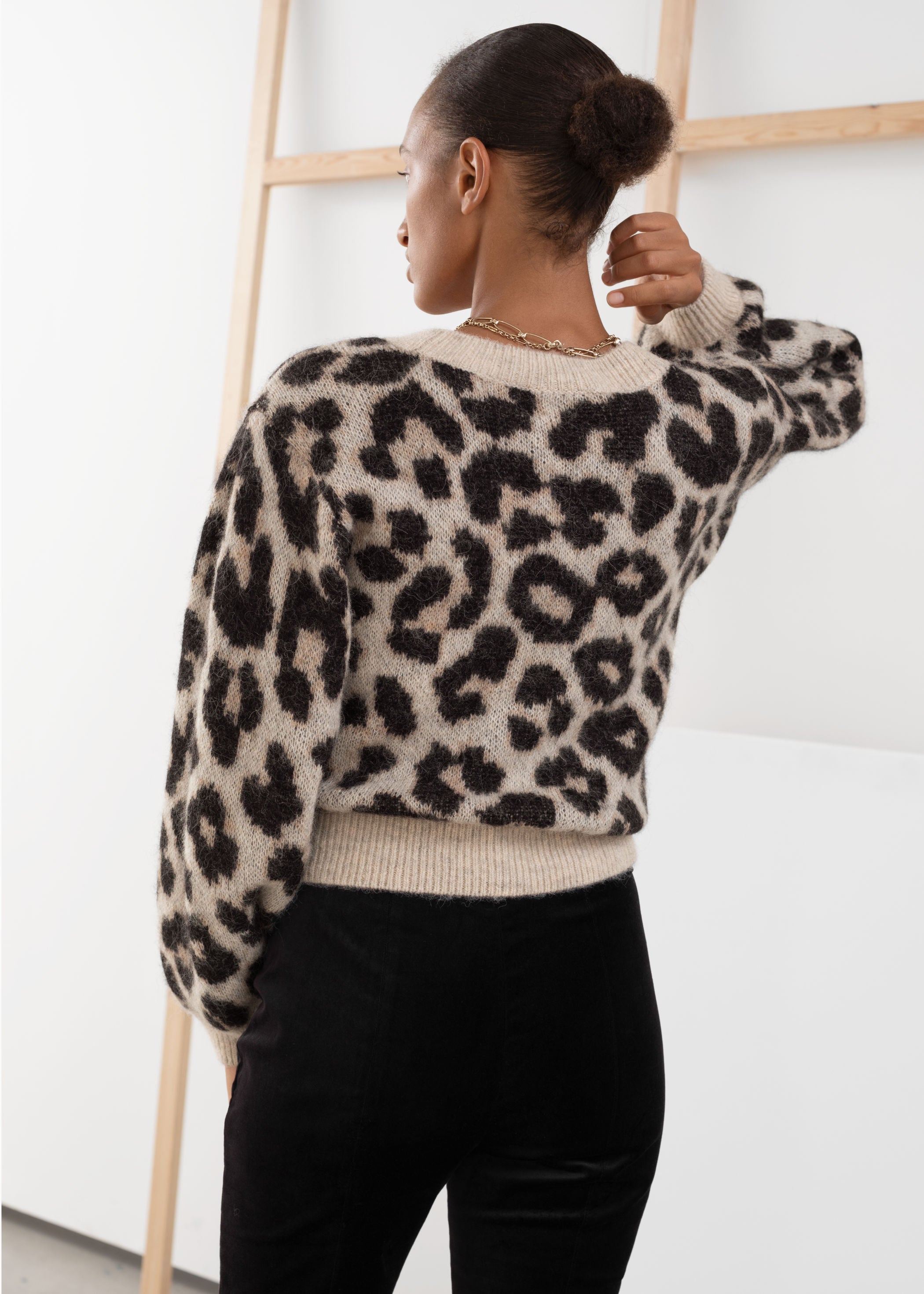 Other stories leopard sweater deals