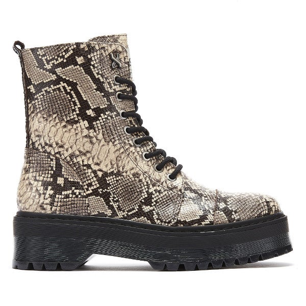 snake platform boots