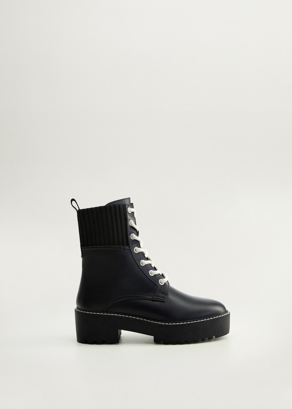 sandro biker boots with gold eyelets