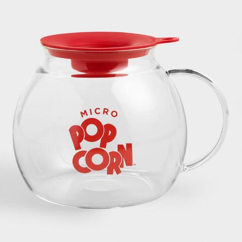 popcorn maker microwave glass