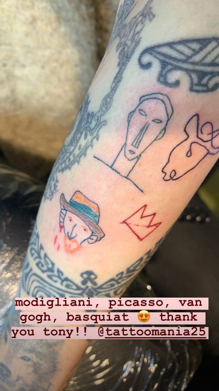 Paris Jackson Vincent Van Gogh Tattoo Wild Thornberrys