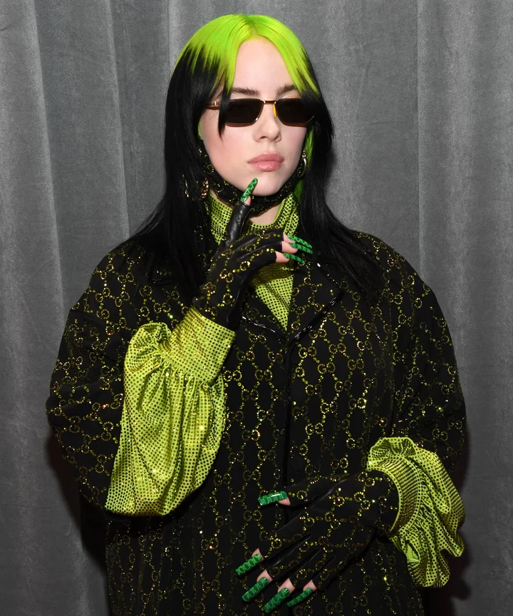 Neon Green Hair Billie In Sunglasses Hairstyles Braids Black And