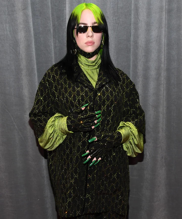 Billie Eilish Is A Slime Green Gucci Queen At Grammys