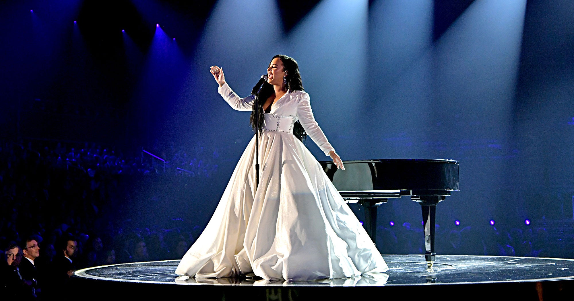 Demi Lovato Receives Standing Ovation For First Performance Since Hospitalization