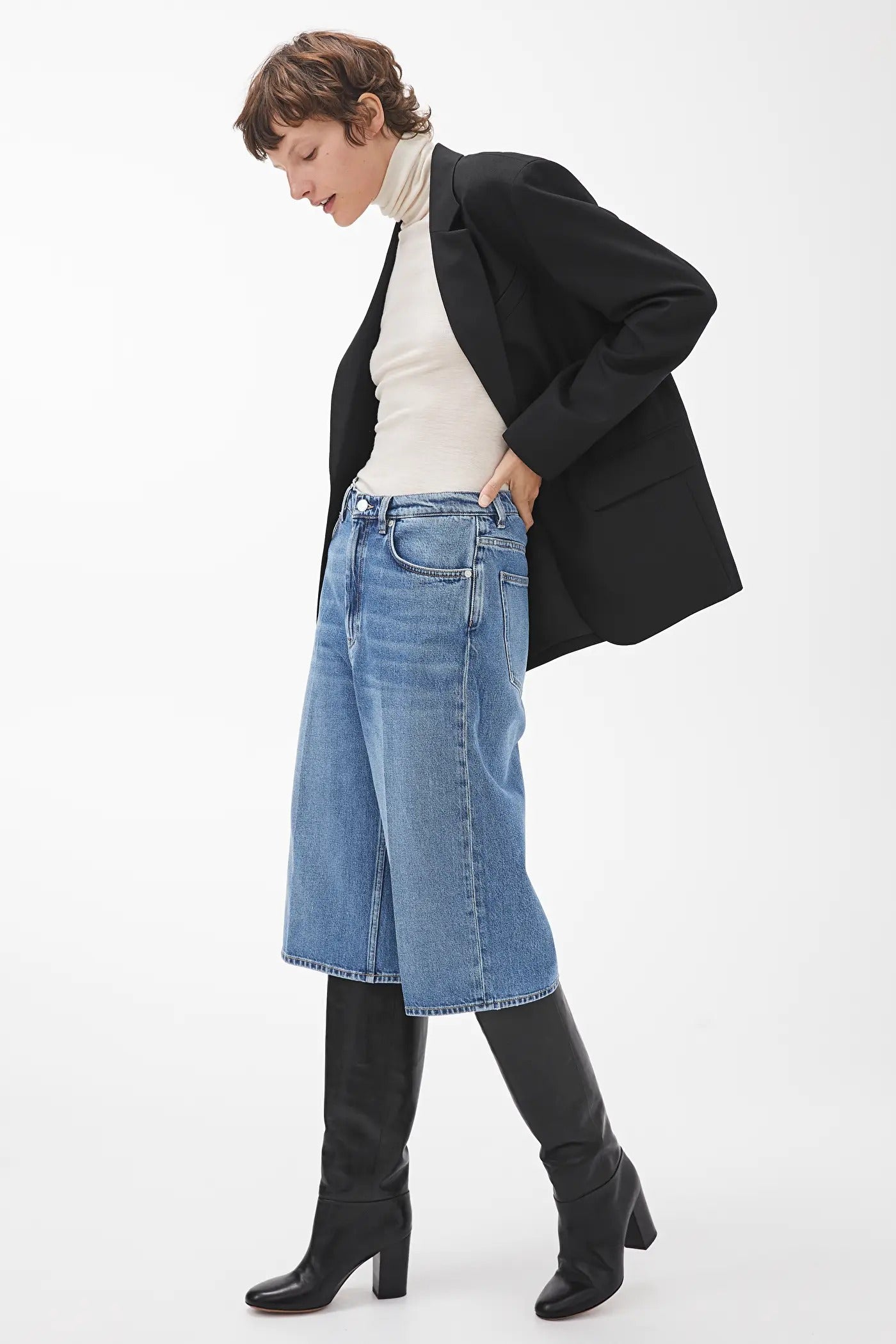 arket denim skirt
