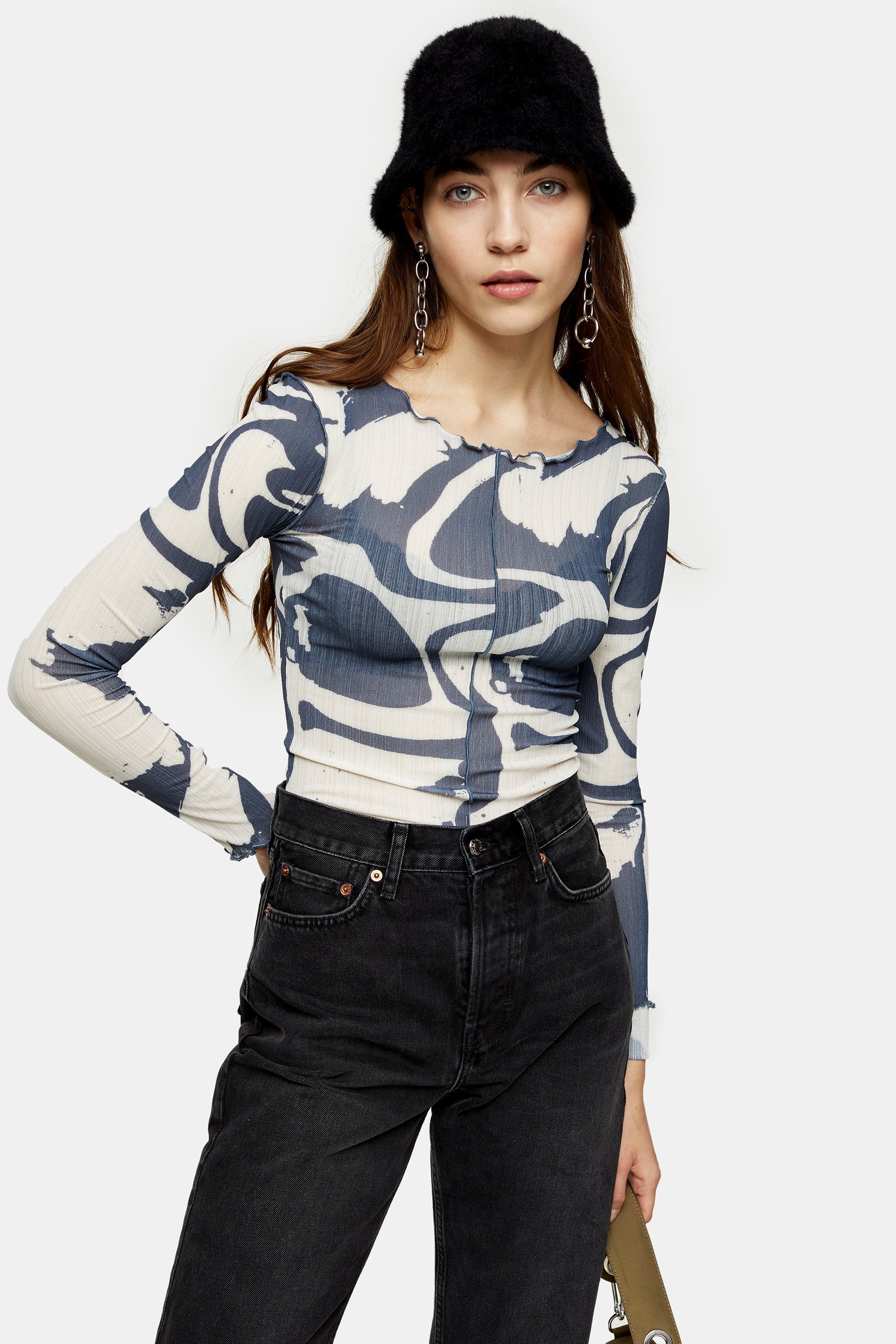 Mesh top print online