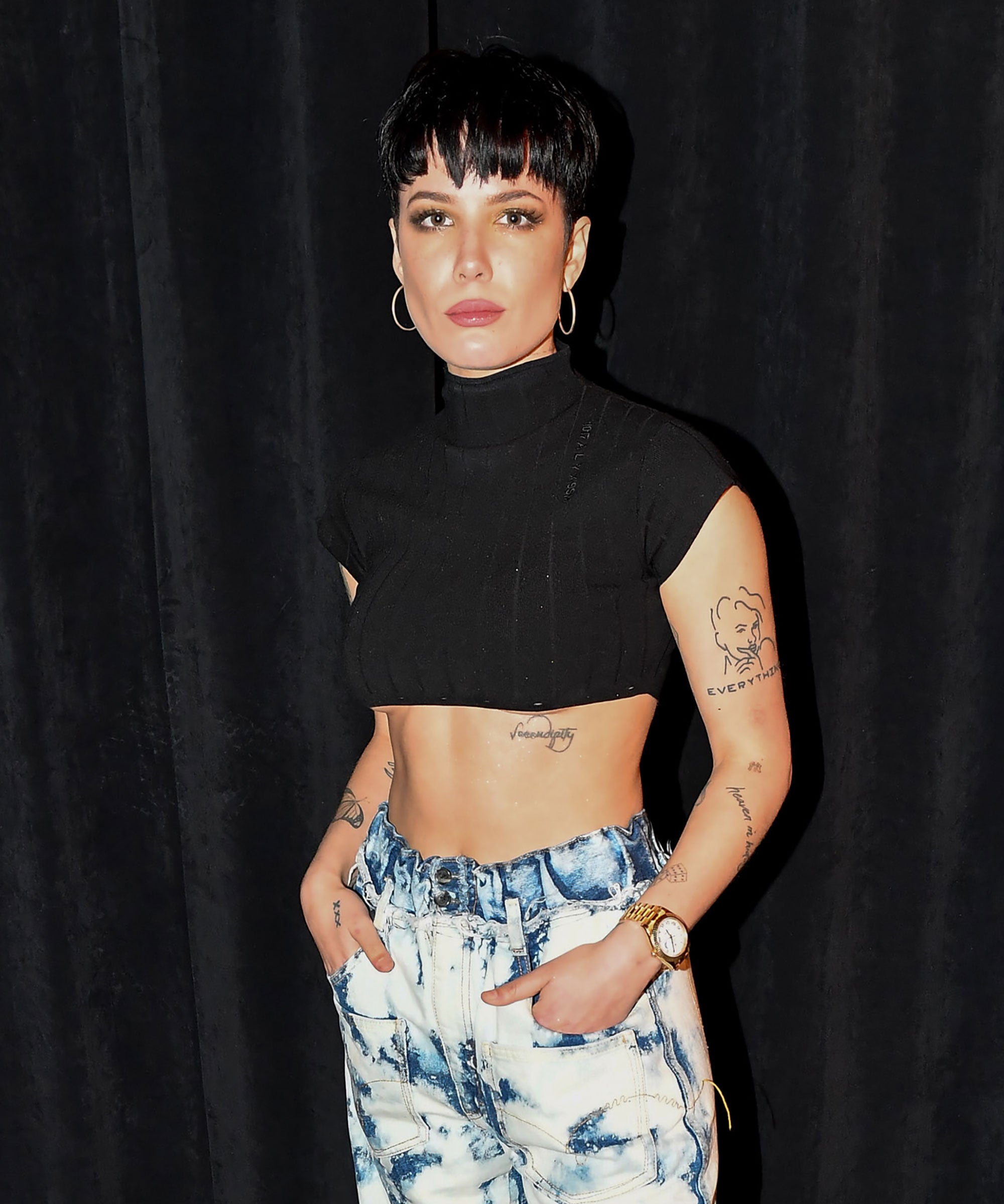 Right Now Halsey Is Less Than Interested In Disrespectful Comments About Her Past Specifically Her Ex