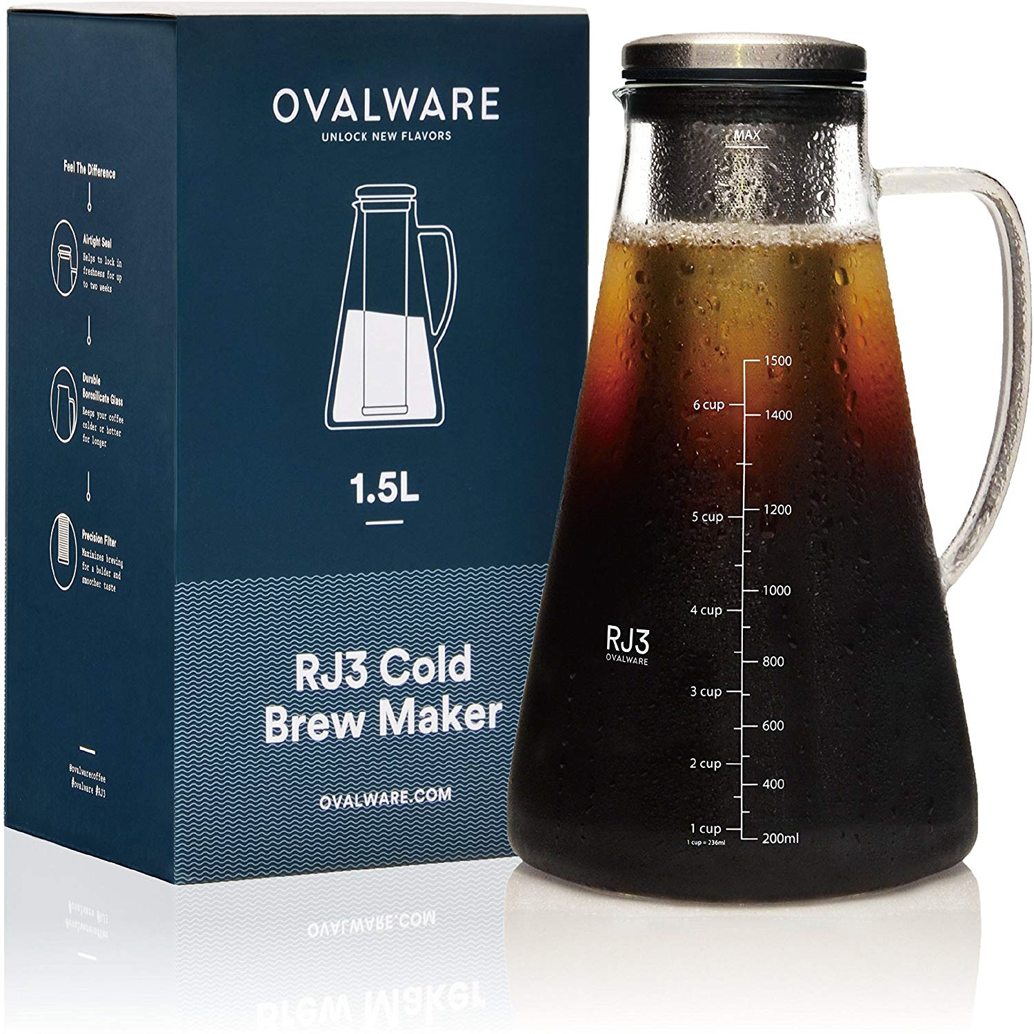 Ovalware + Ovalware Cold Brew Iced Coffee Maker