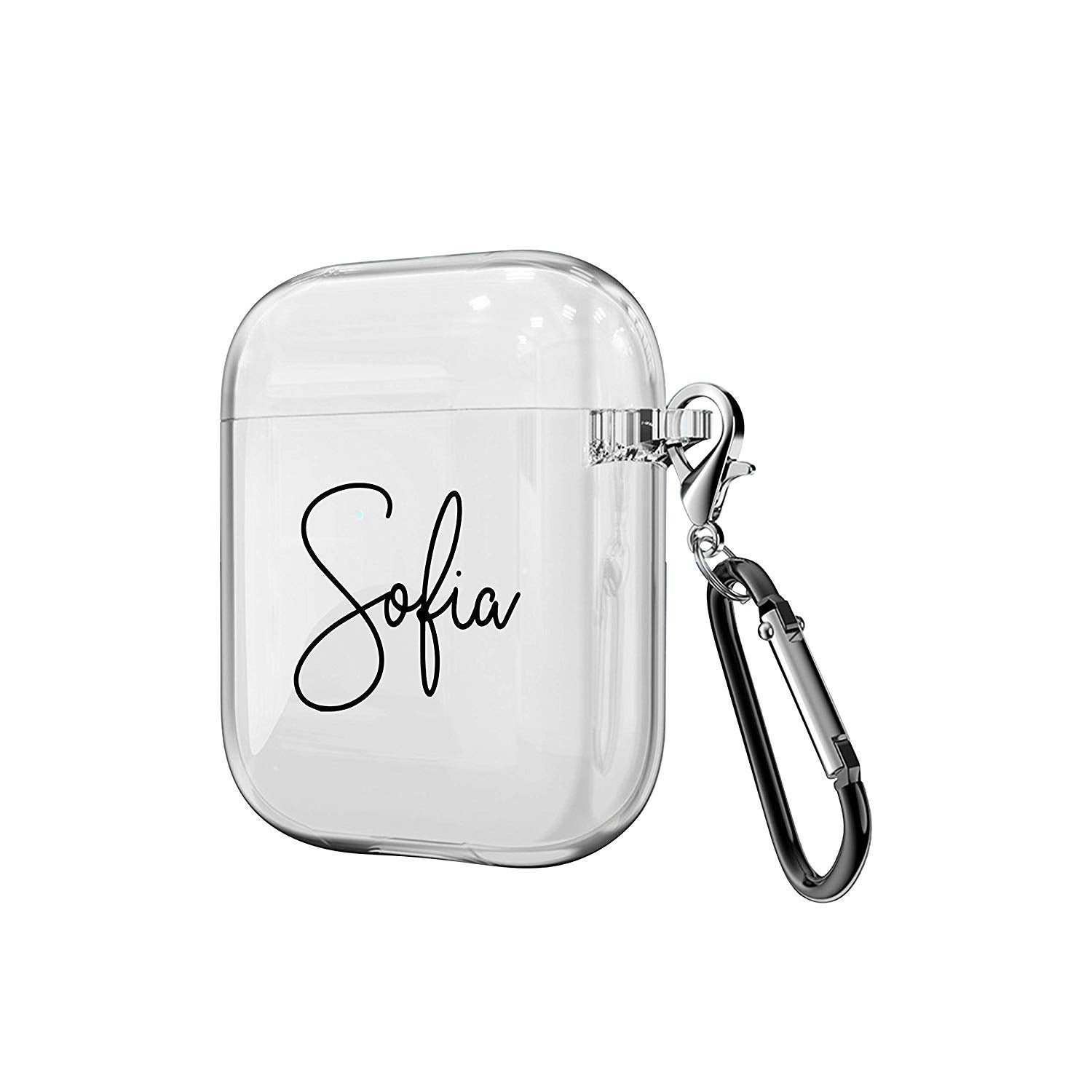 Monogrammed AirPod Case Keychain - Marleylilly