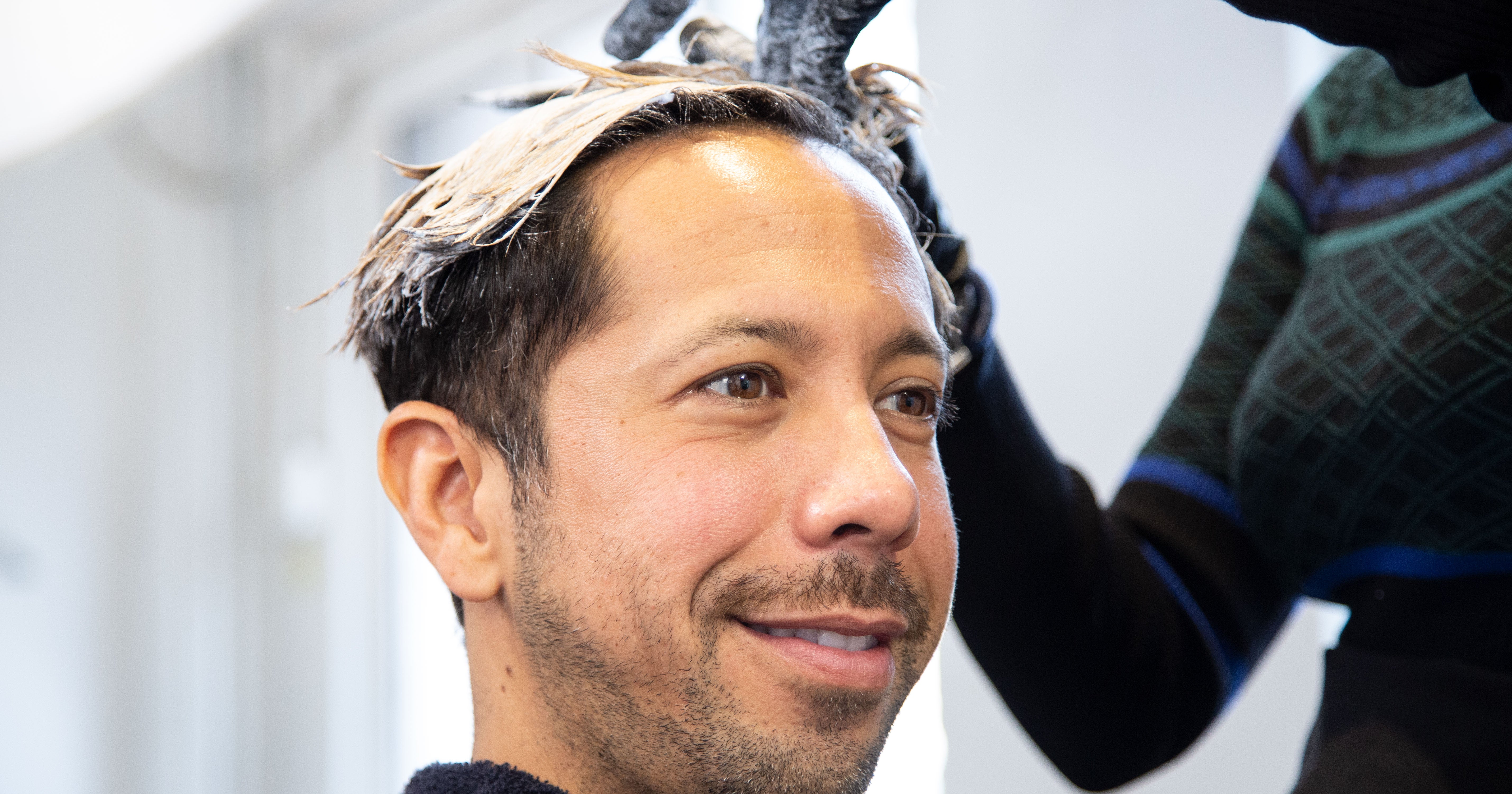 Platinum Blonde Mens Hair Color Transformation Video