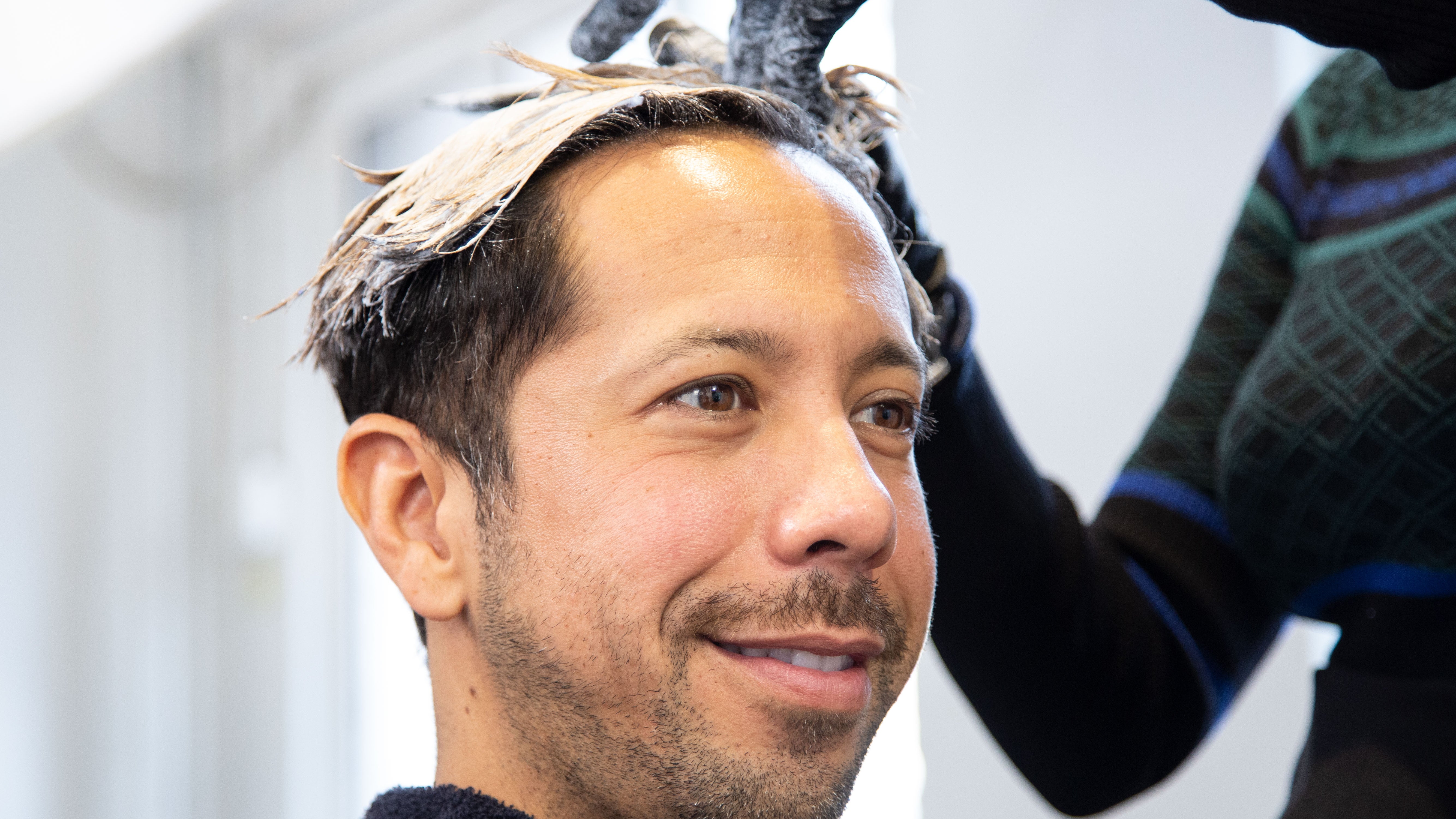 Platinum Blonde Mens Hair Color Transformation Video