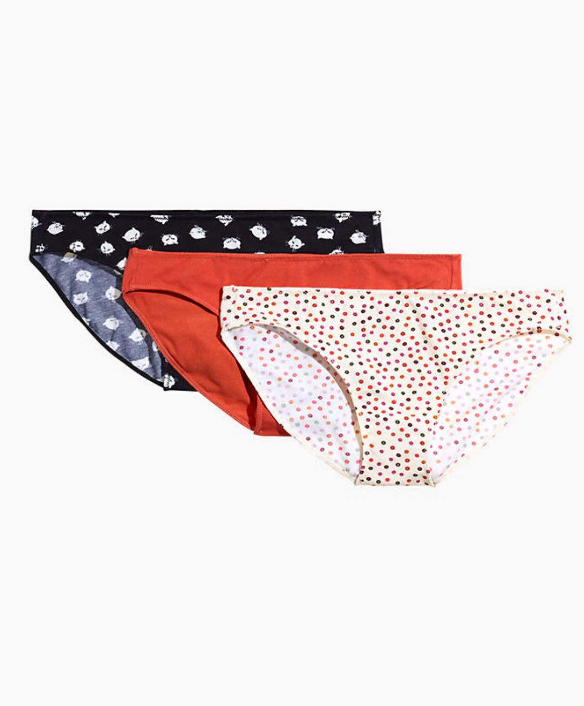 Madewell 3 Pack Cotton Modal® Bikini Undies Set