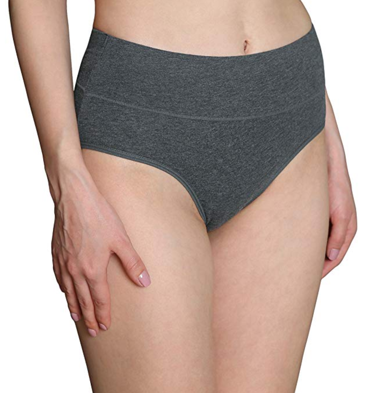 Innersy + High Waisted Cotton Underwear (5-Pack)