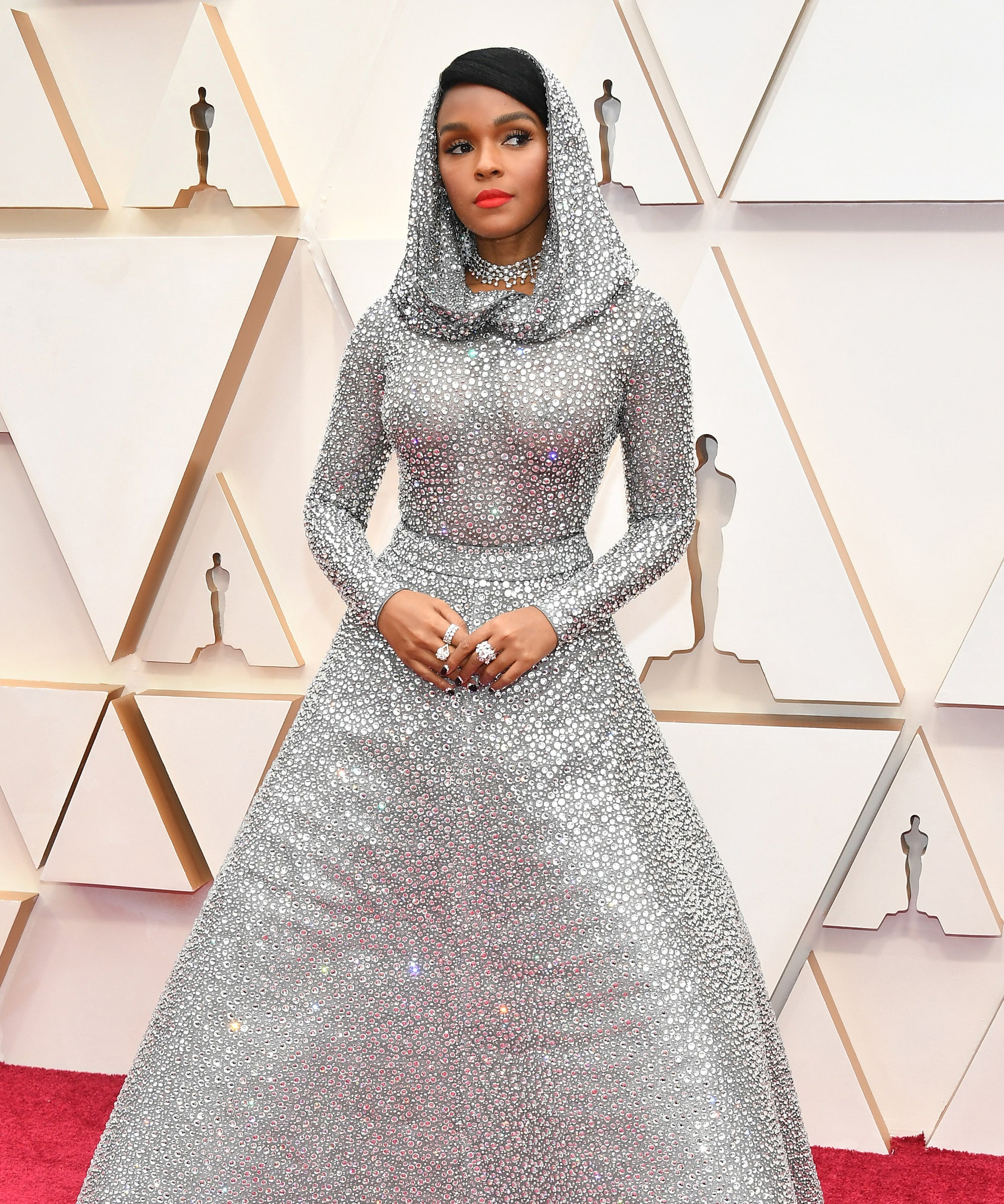 Janelle Monae Stuns In Oscars Hooded Dress With A Twist