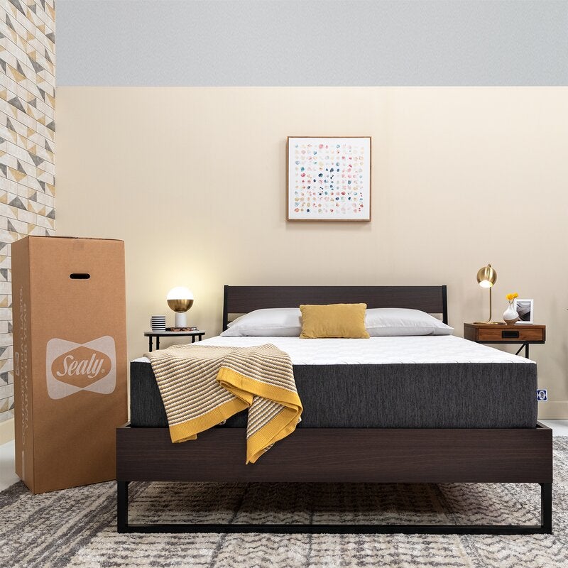 Sealy + 10″ Medium Gel Memory Foam Mattress