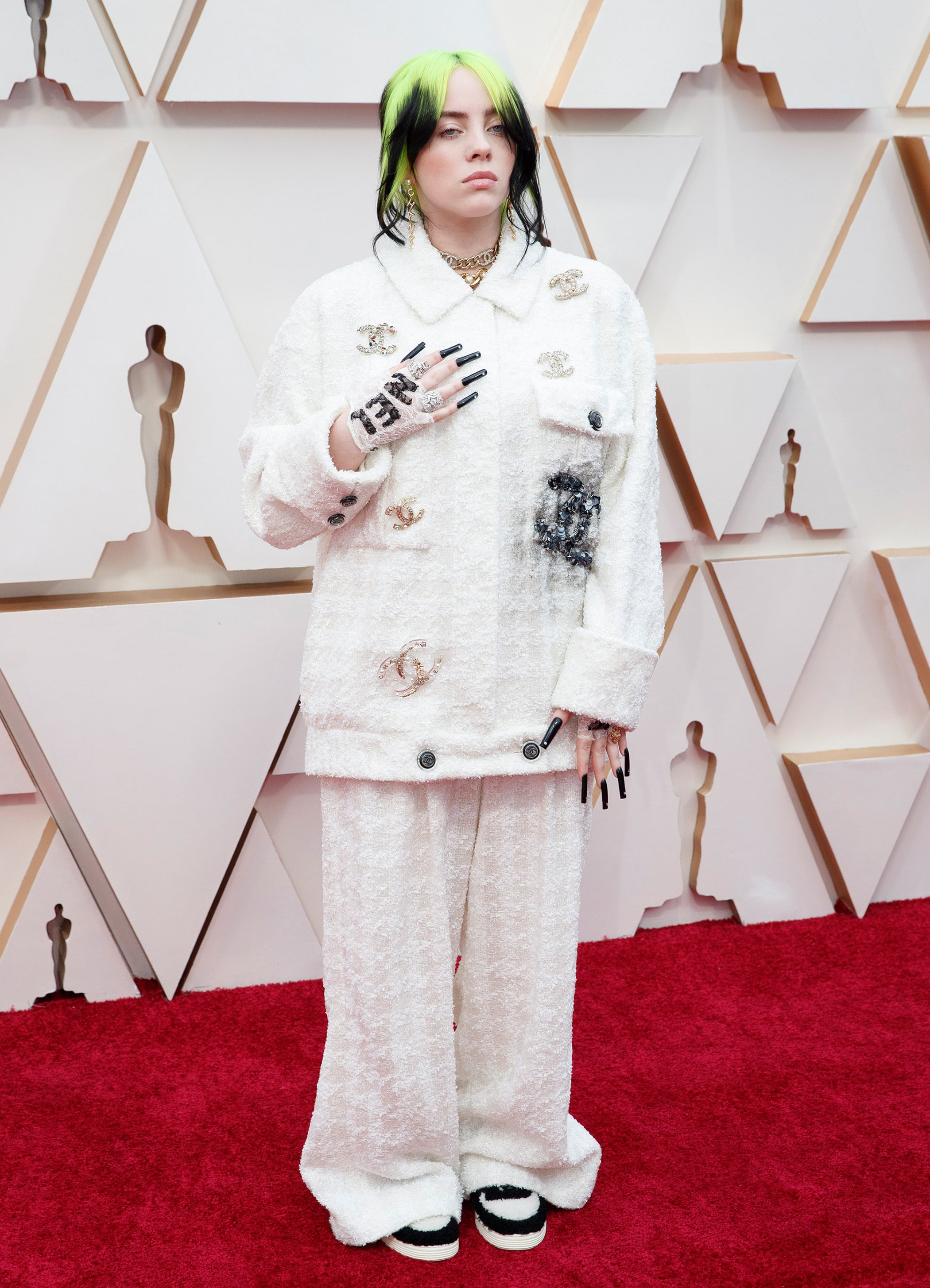 Billie Eilish Rocked Chanel To Oscars & After Parties Billie Eilish Rocked Chanel To Oscars & After Parties