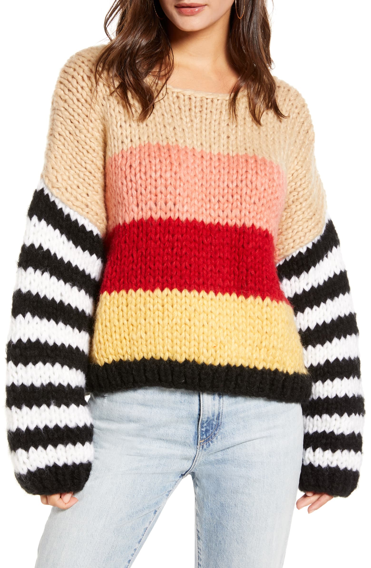 BLANKNYC + Sweetheart Stripe Sweater