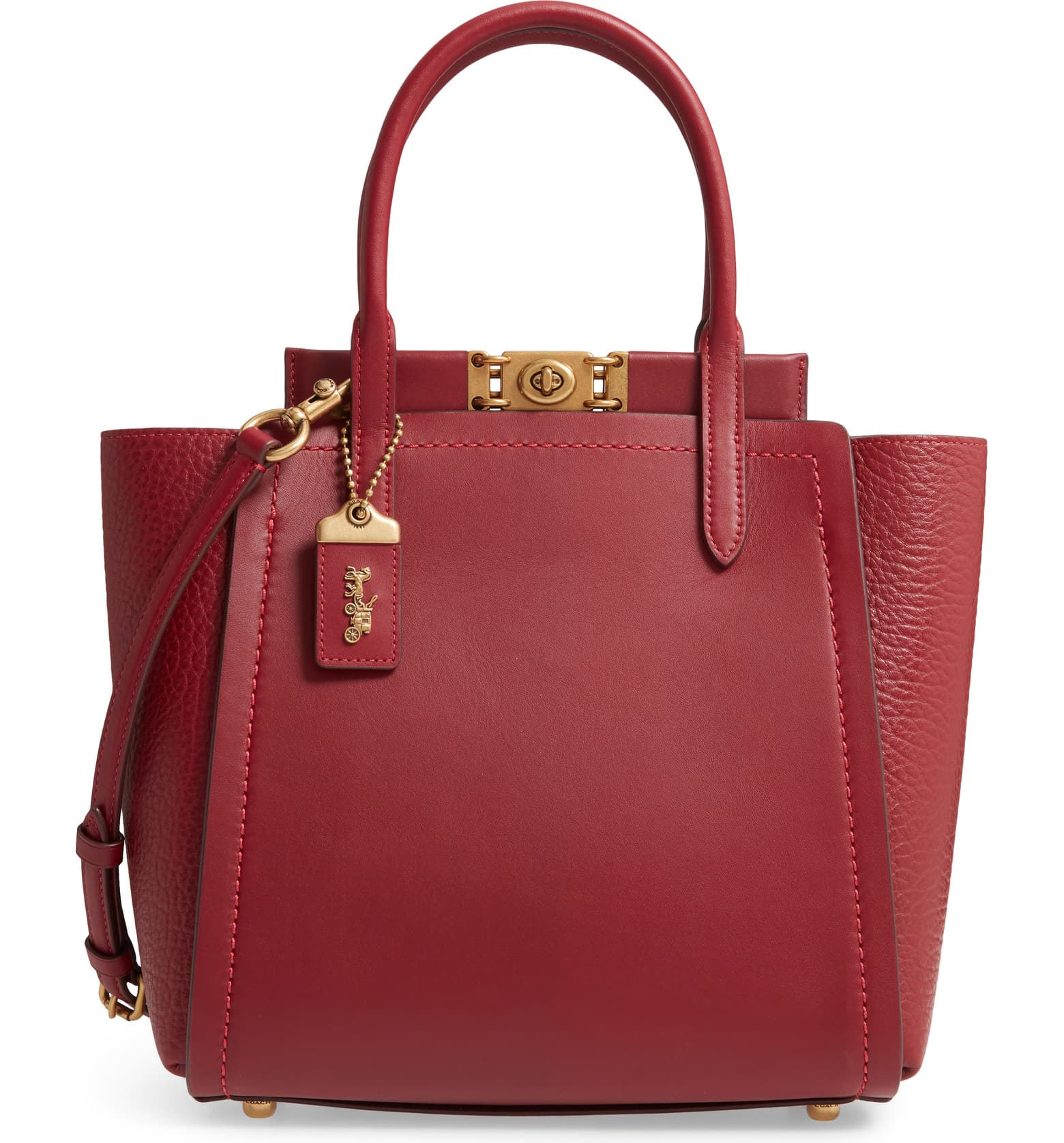 Coach + Troupe Mixed Leather Tote