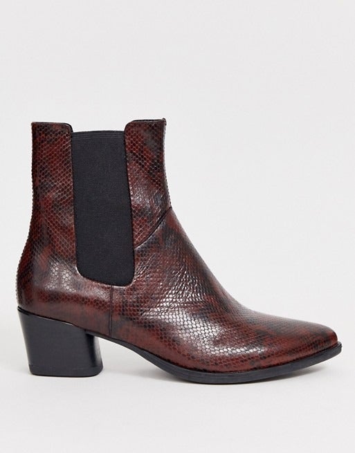 Bottines imitation serpent sales