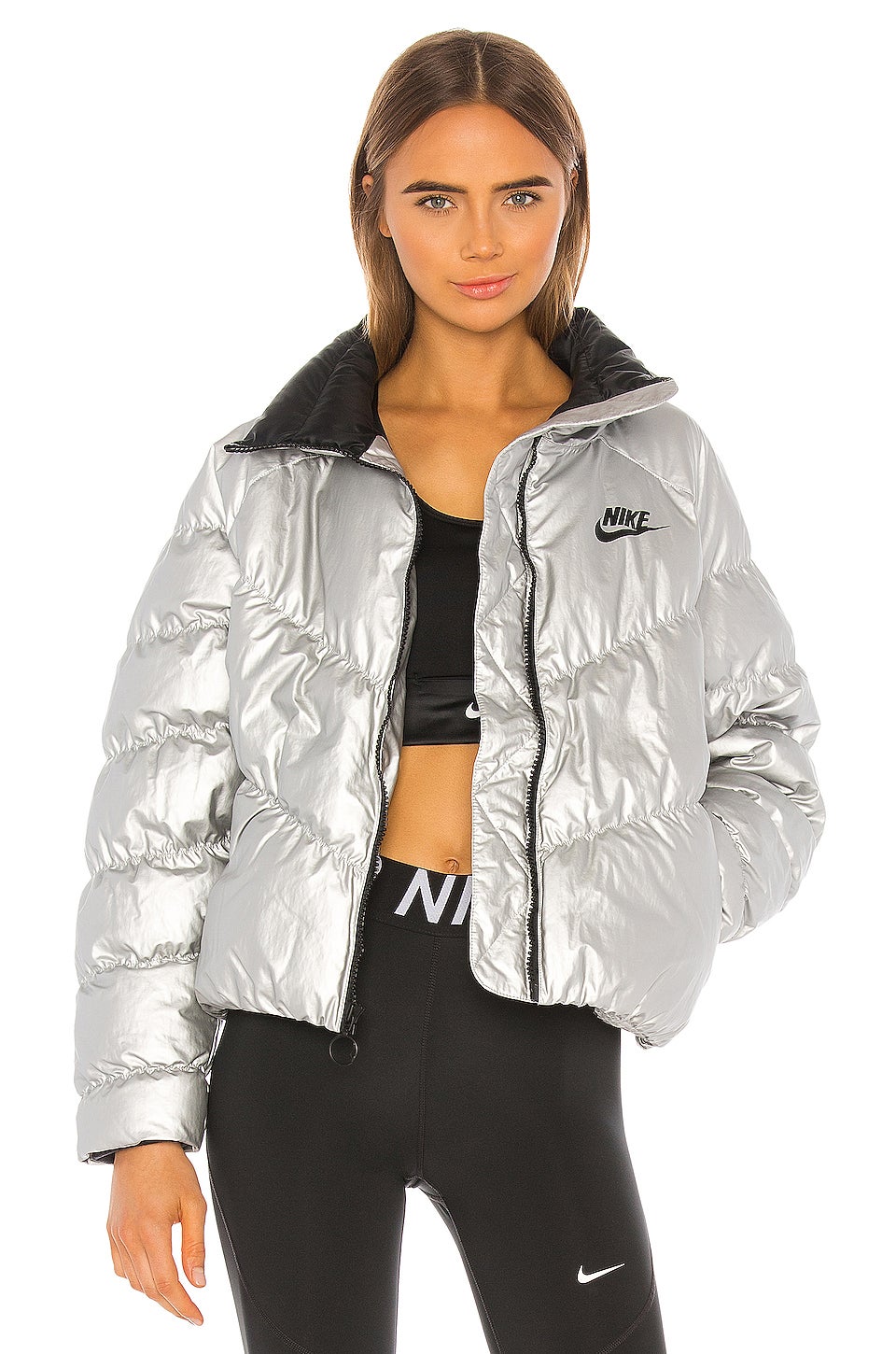 nike short sleeve puffer jacket